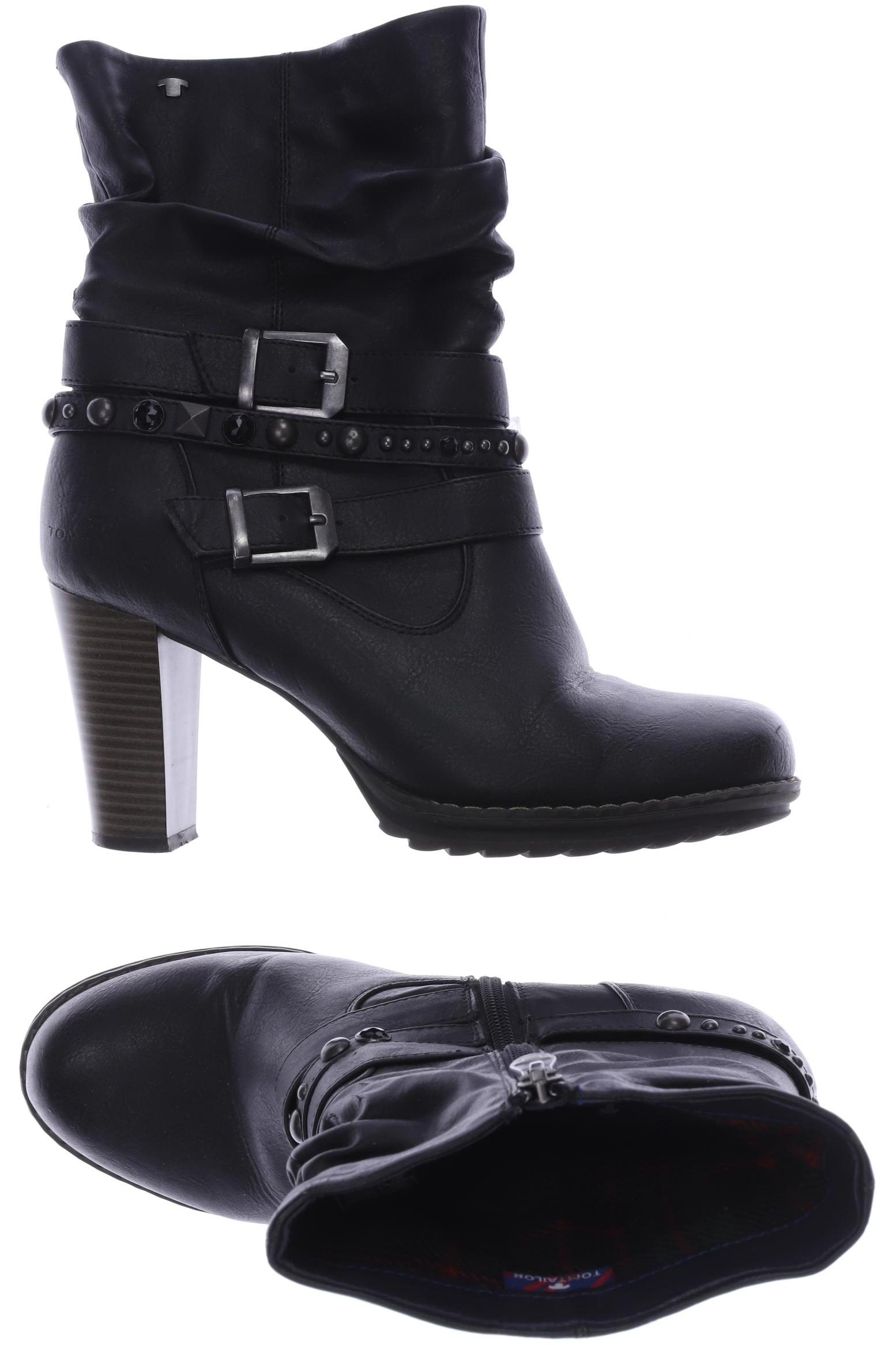

Tom Tailor Damen Stiefelette, schwarz