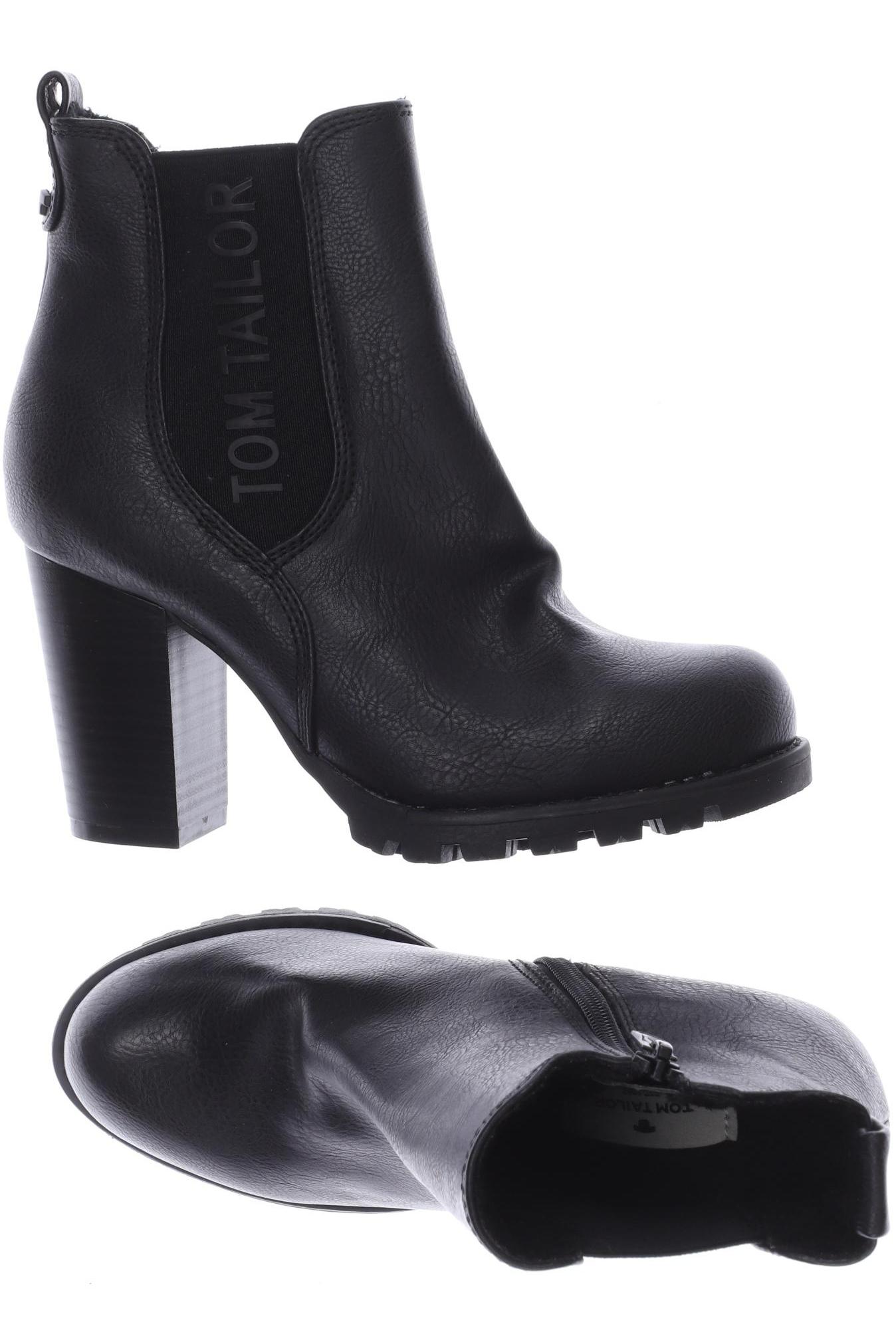 

Tom Tailor Damen Stiefelette, schwarz