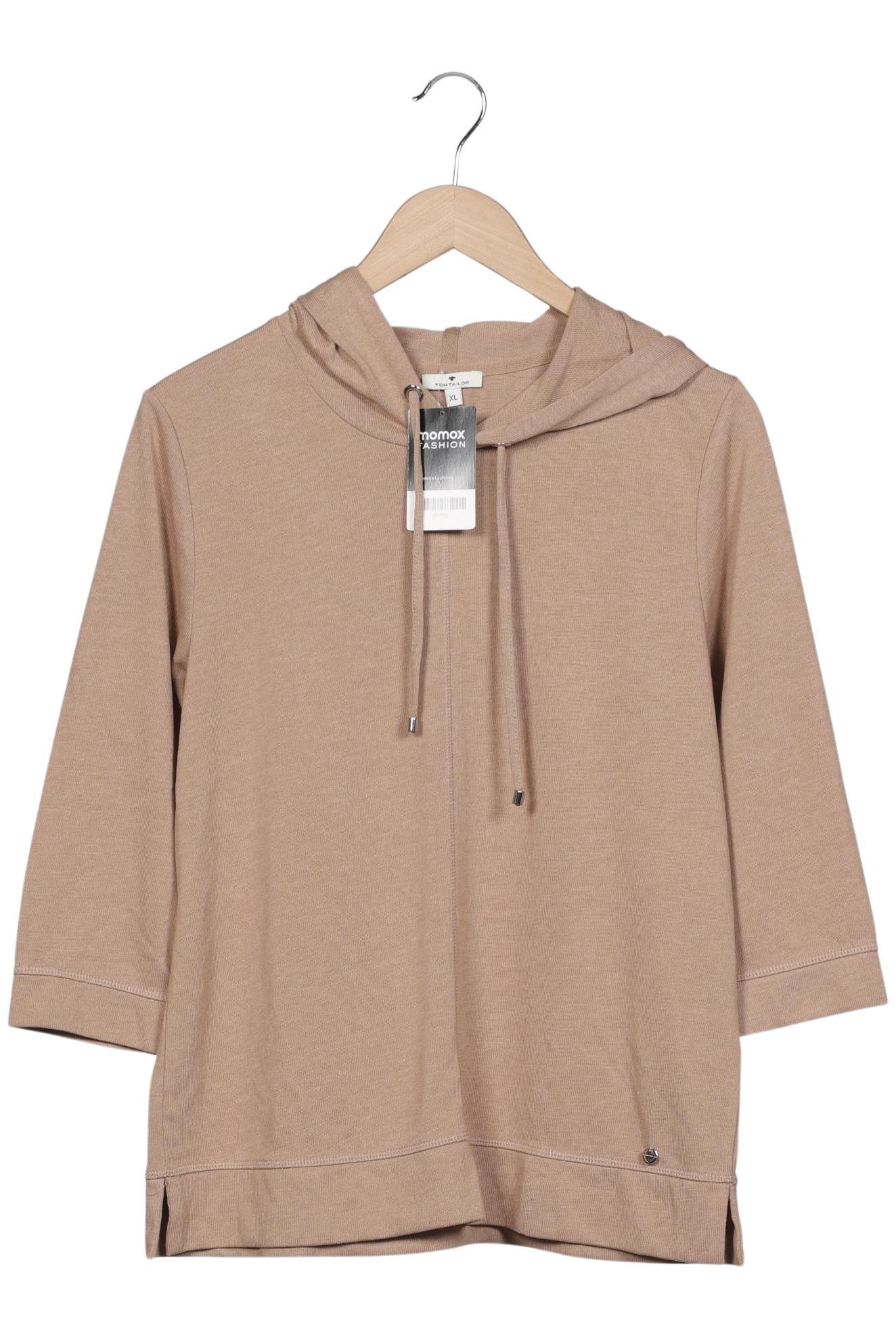 

Tom Tailor Damen Kapuzenpullover, beige, Gr. 44