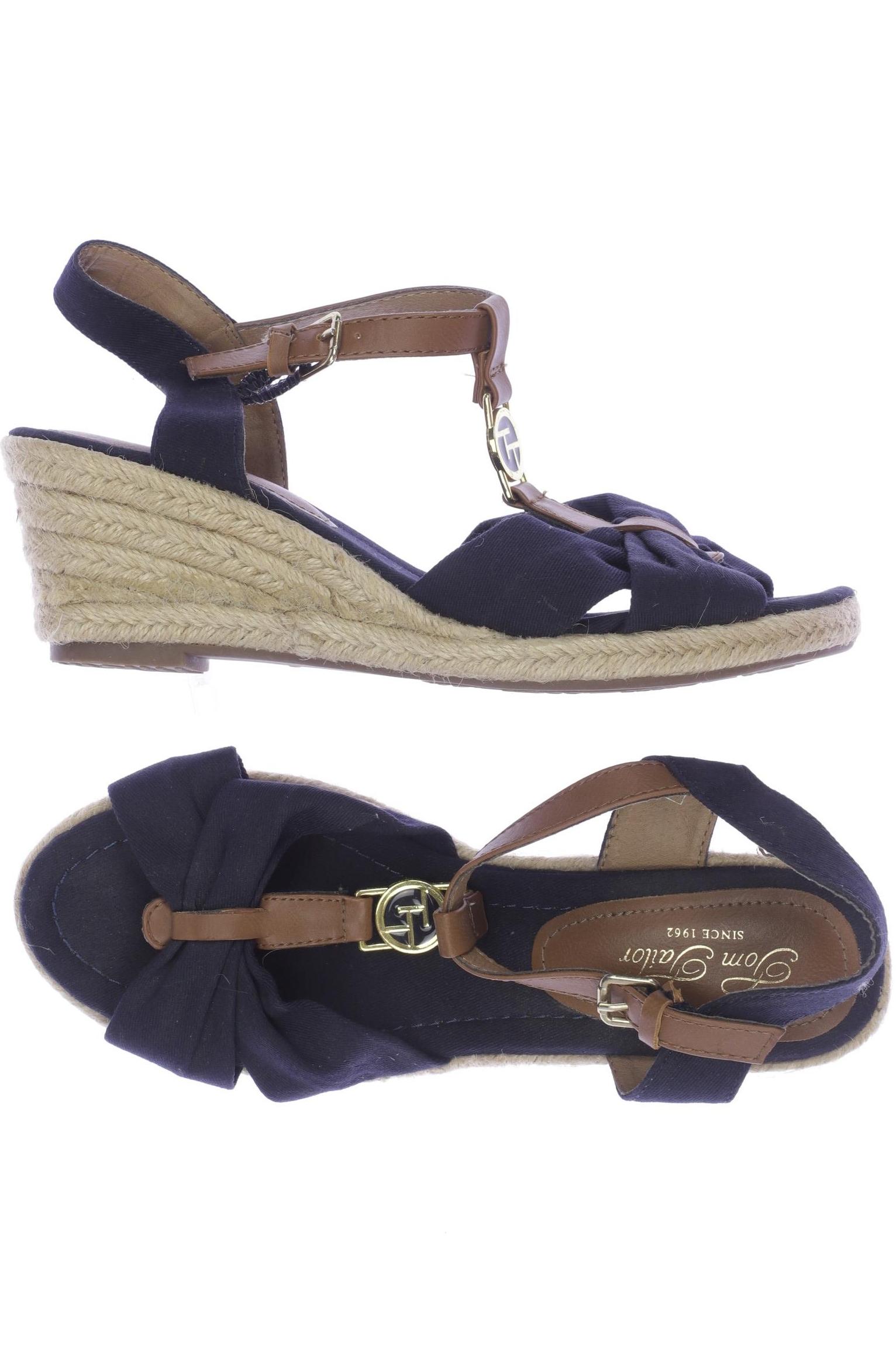 

Tom Tailor Damen Sandale, marineblau, Gr. 39