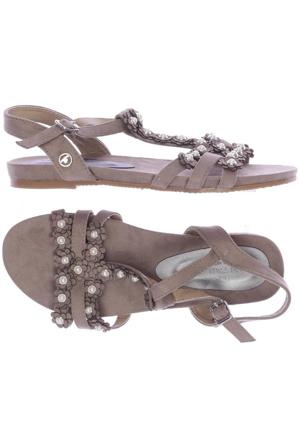 

Tom Tailor Damen Sandale, grau, Gr. 38