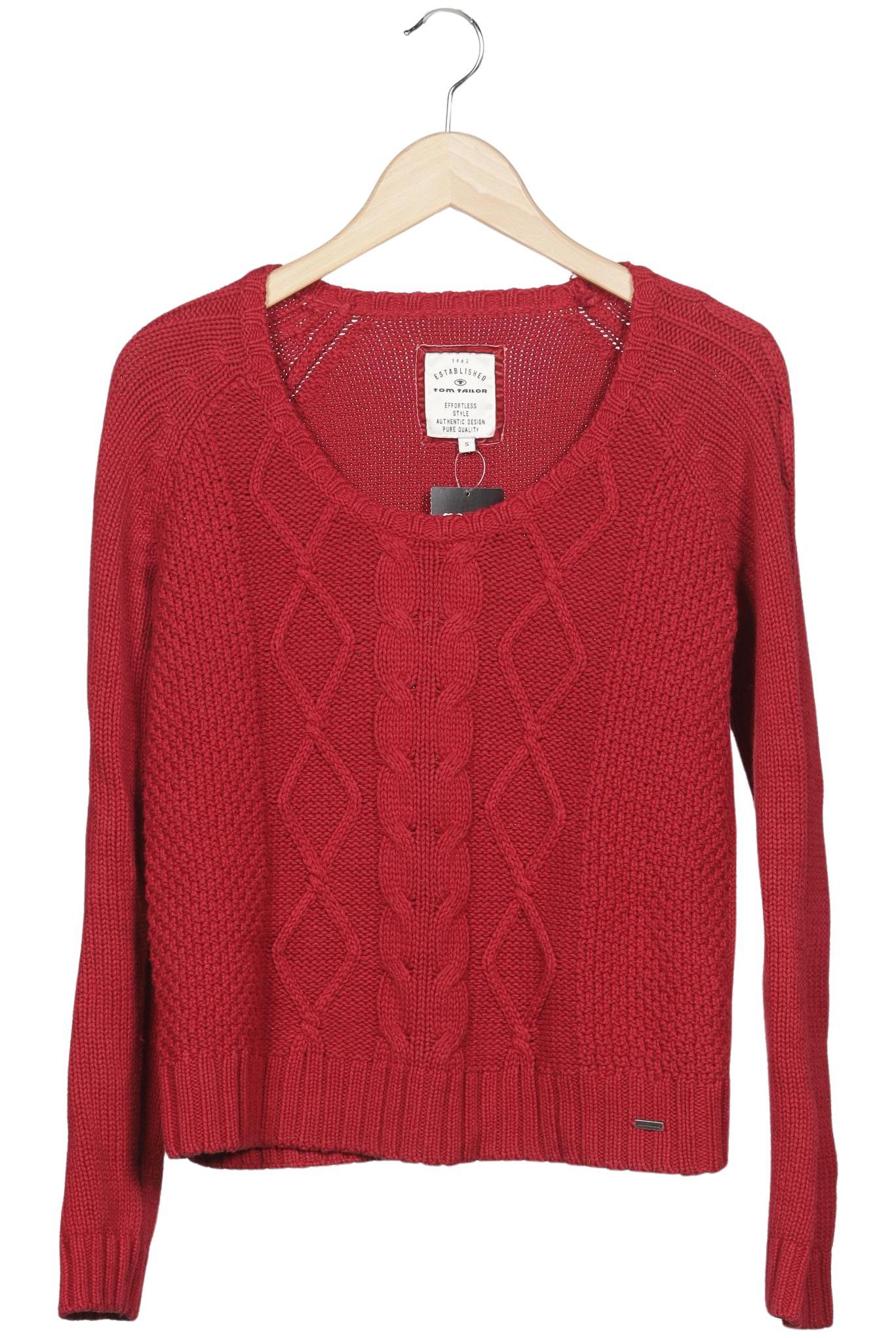 

Tom Tailor Damen Pullover, rot, Gr. 36