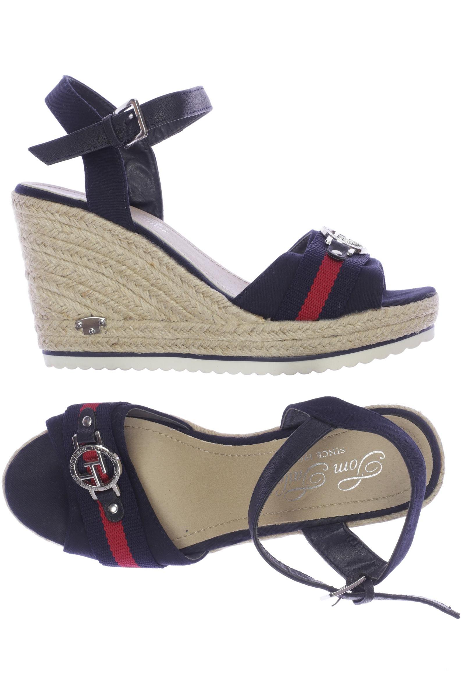 

Tom Tailor Damen Sandale, marineblau, Gr. 39