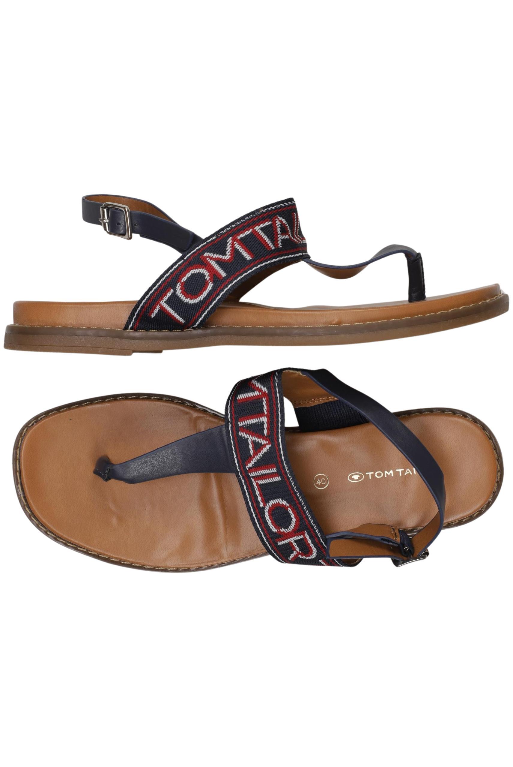 

Tom Tailor Damen Sandale, marineblau, Gr. 40