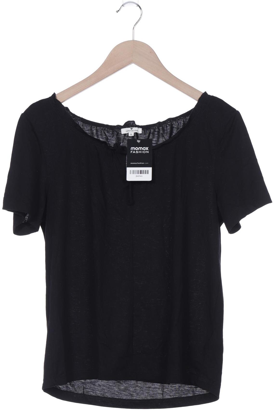 

Tom Tailor Damen T-Shirt, schwarz, Gr. 36