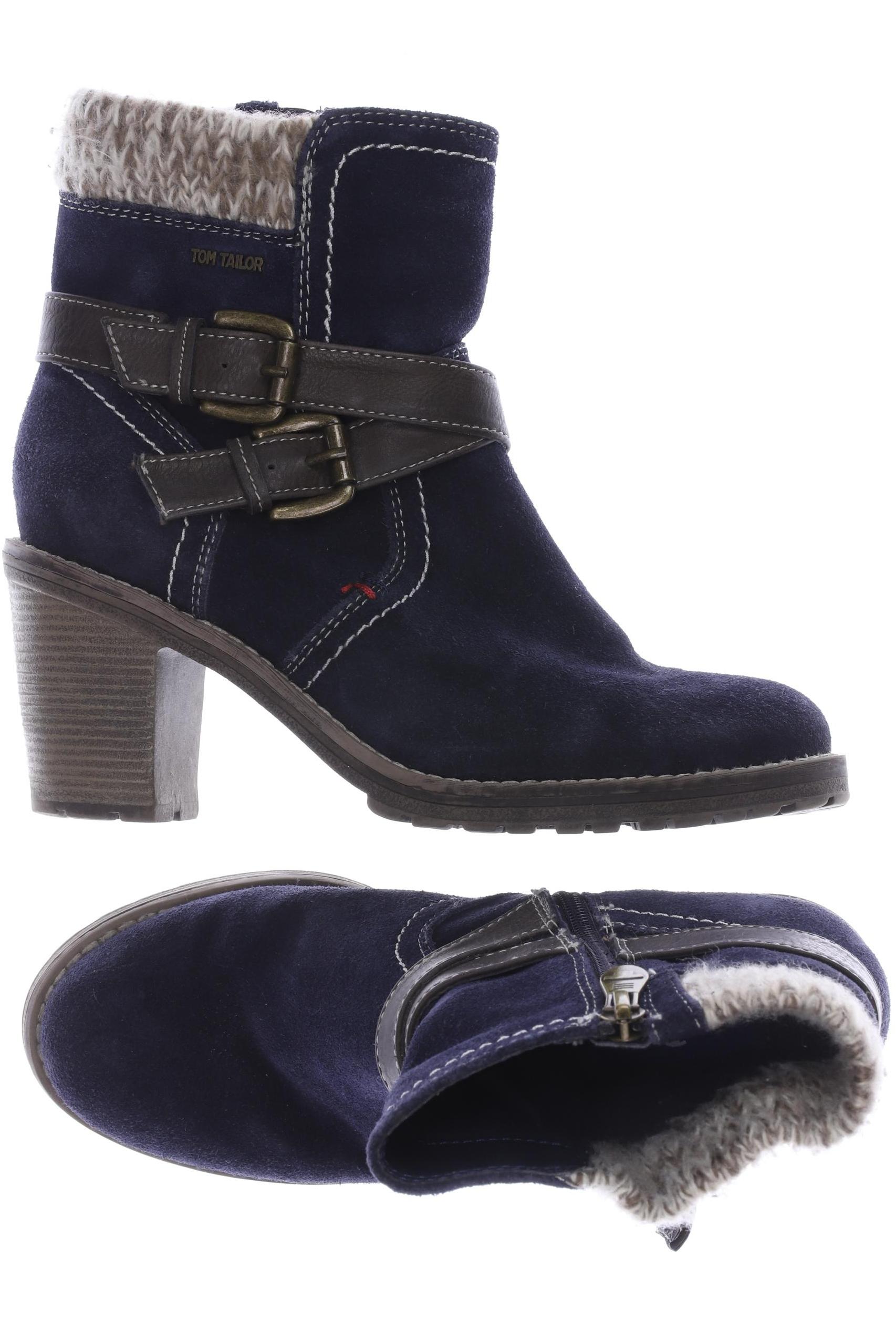 

Tom Tailor Damen Stiefelette, marineblau