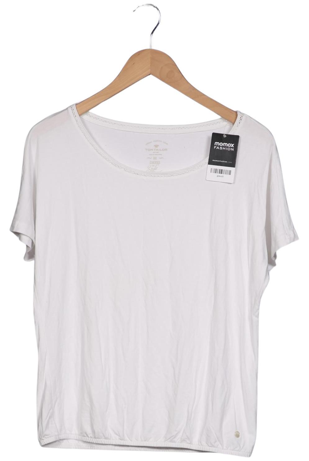 

Tom Tailor Damen T-Shirt, weiß, Gr. 38