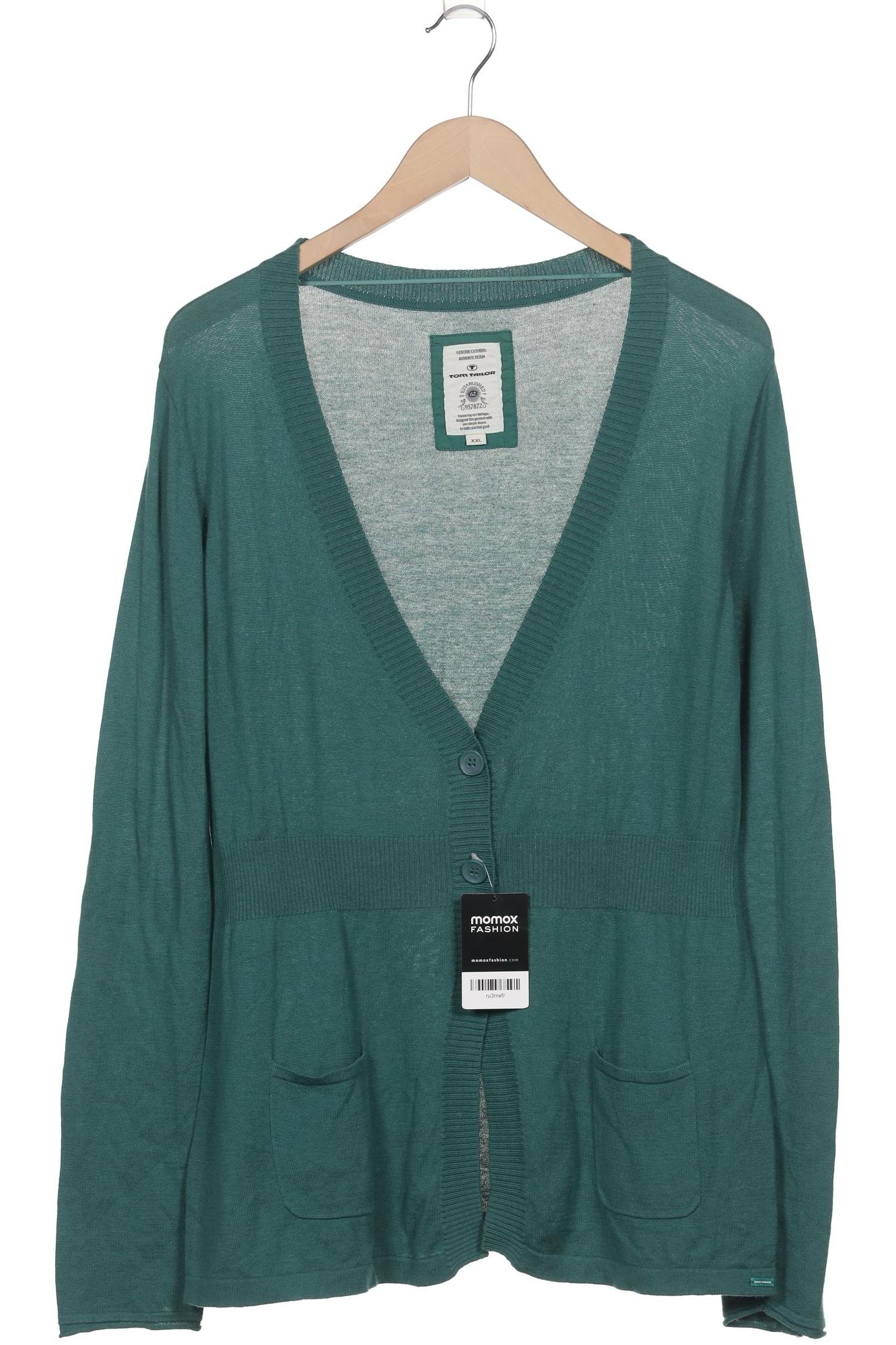 

Tom Tailor Damen Strickjacke, grün, Gr. 46