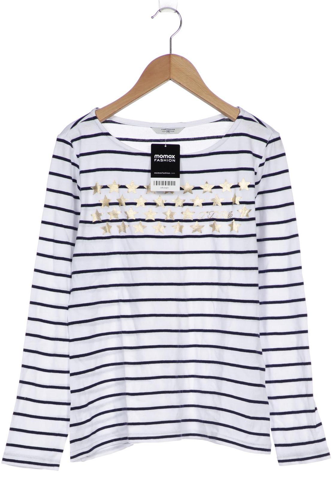 

Tom Tailor Damen Langarmshirt, weiß, Gr. 36