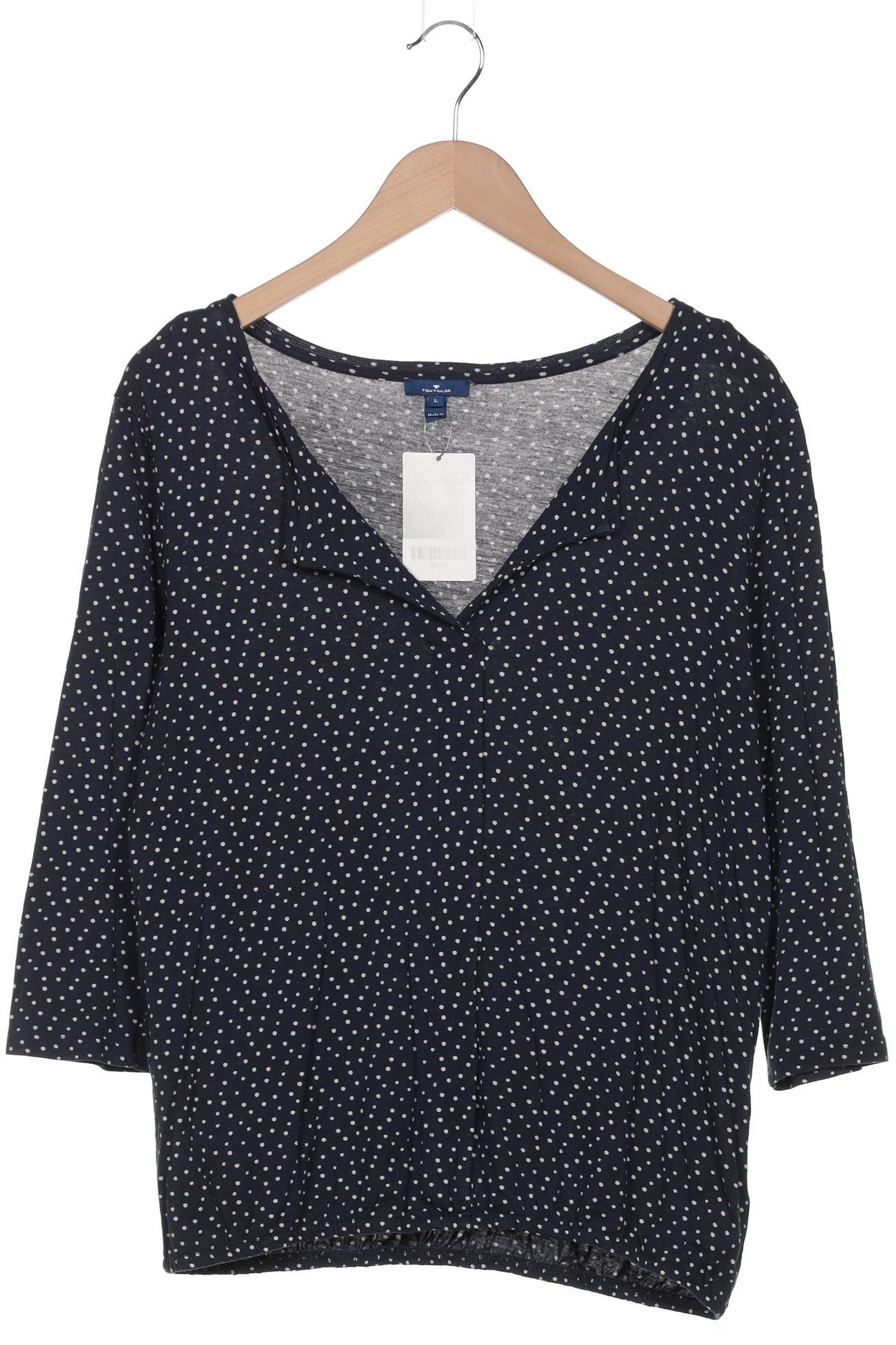 

Tom Tailor Damen Langarmshirt, marineblau, Gr. 42