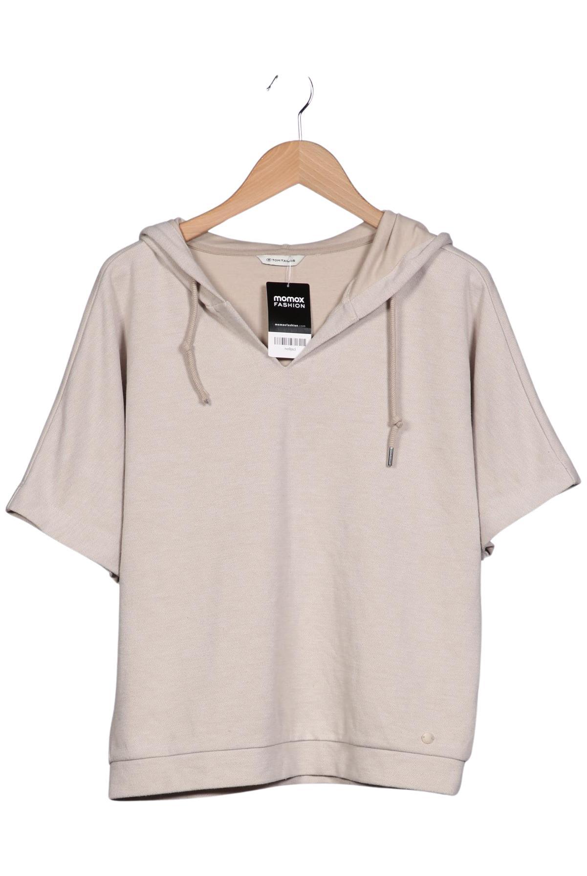 

Tom Tailor Damen Kapuzenpullover, beige, Gr. 42