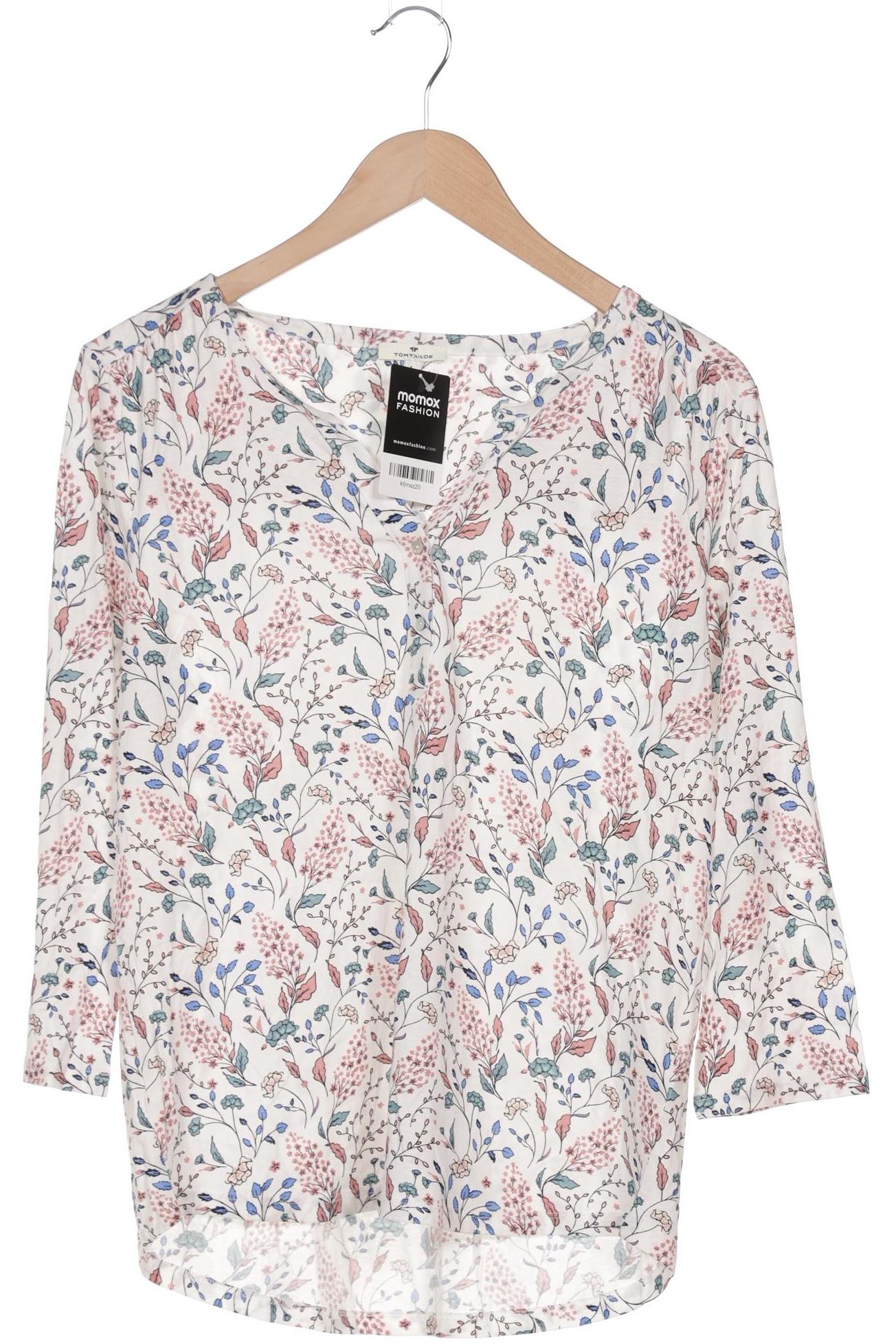

Tom Tailor Damen Langarmshirt, weiß, Gr. 42