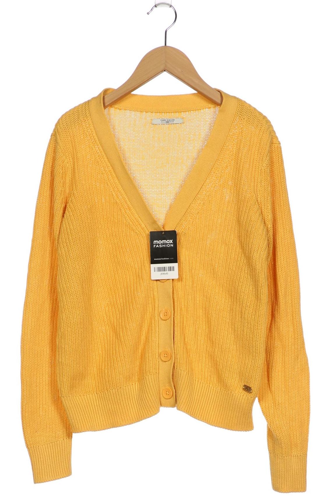 

Tom Tailor Damen Strickjacke, gelb, Gr. 36