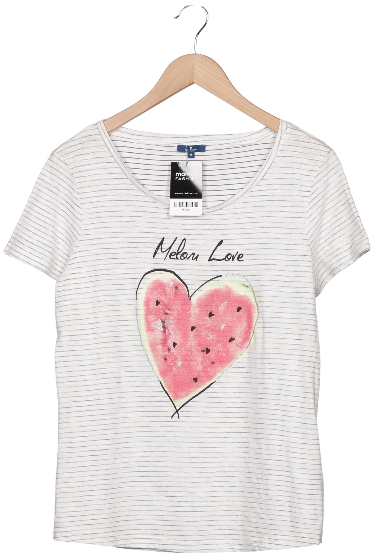 

Tom Tailor Damen T-Shirt, weiß, Gr. 38