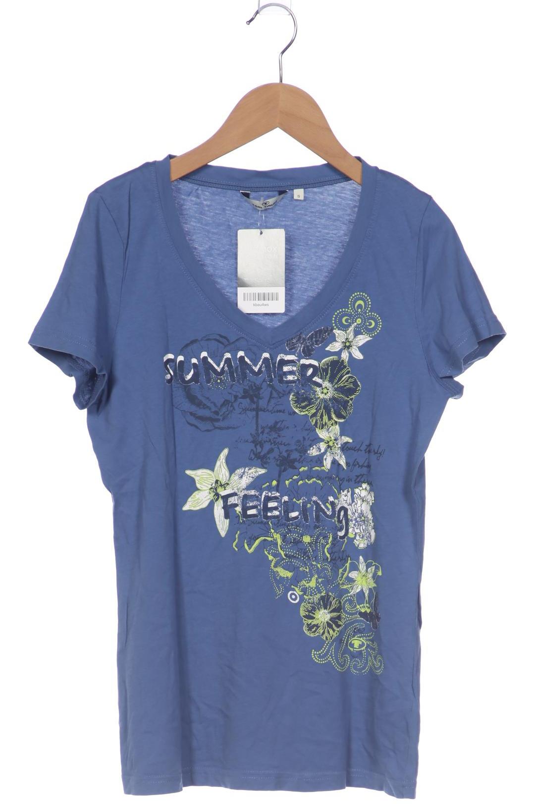 

Tom Tailor Damen T-Shirt, blau, Gr. 36