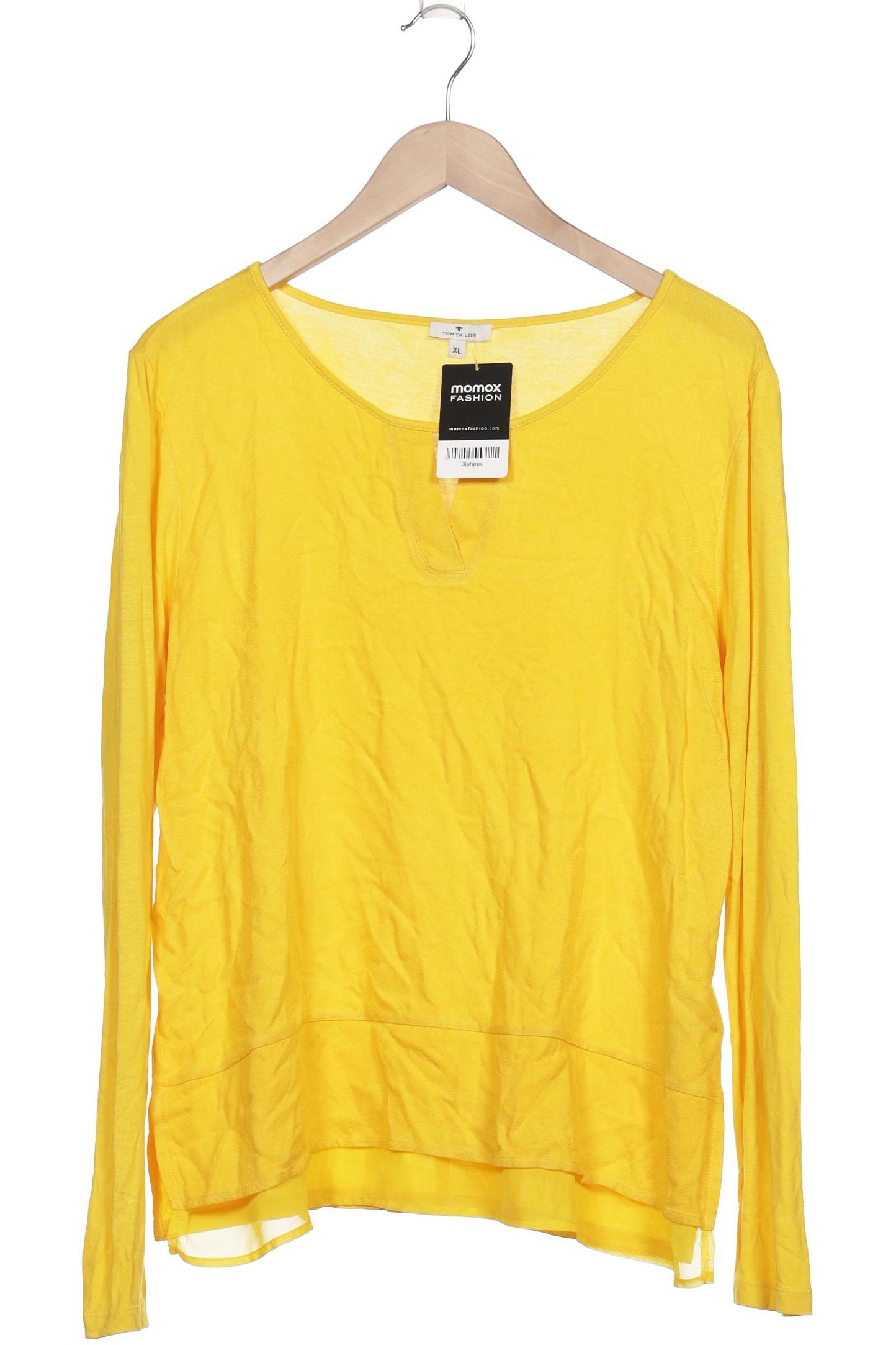 

Tom Tailor Damen Langarmshirt, gelb, Gr. 44