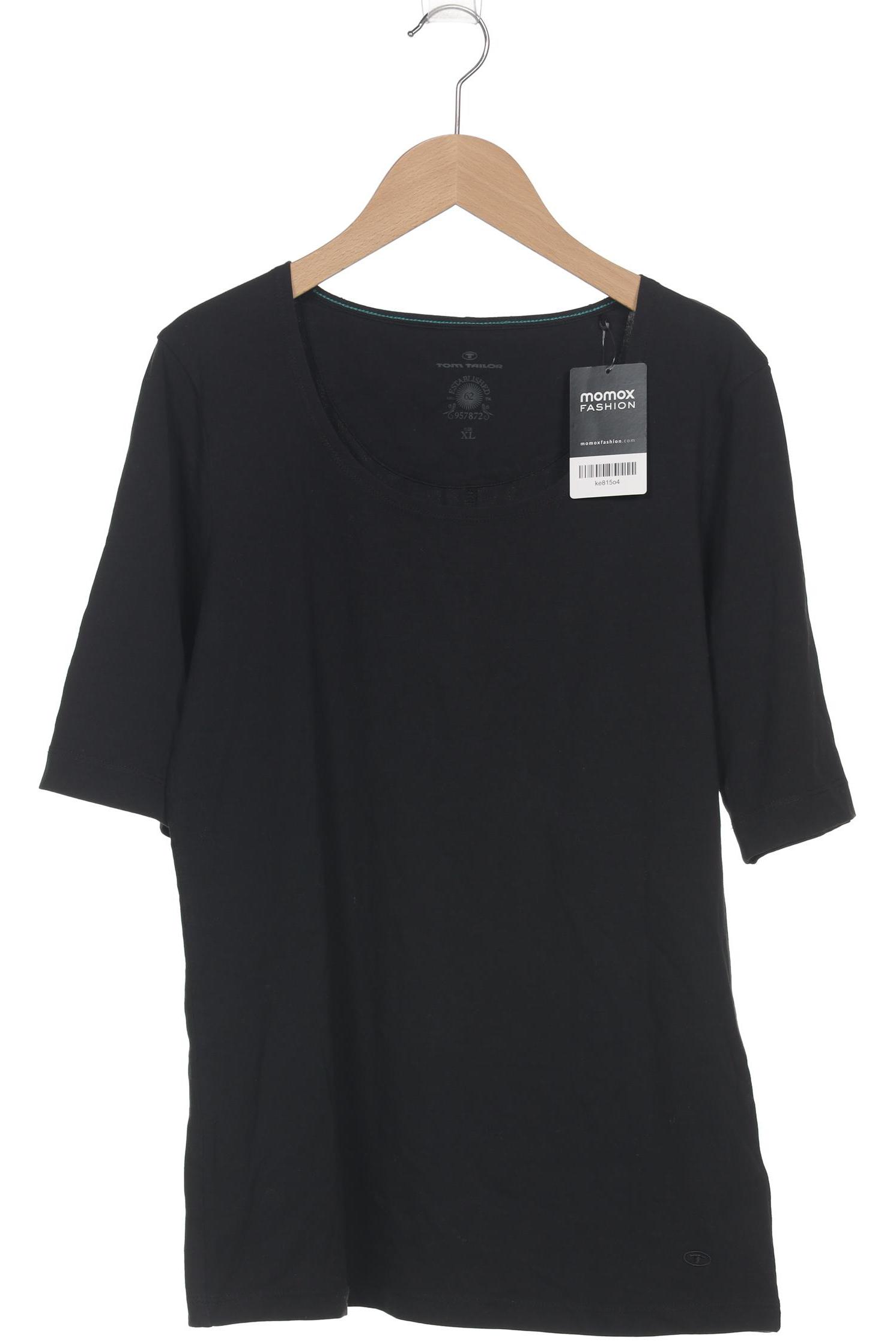 

Tom Tailor Damen T-Shirt, schwarz, Gr. 44