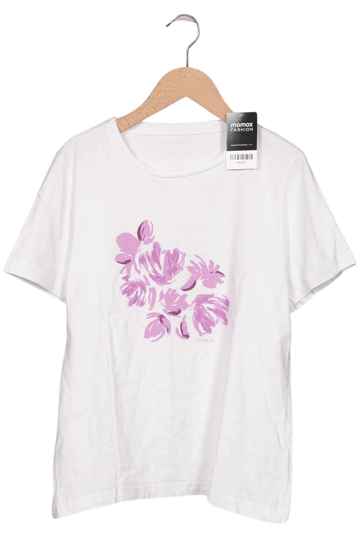 

Tom Tailor Damen T-Shirt, weiß, Gr. 38