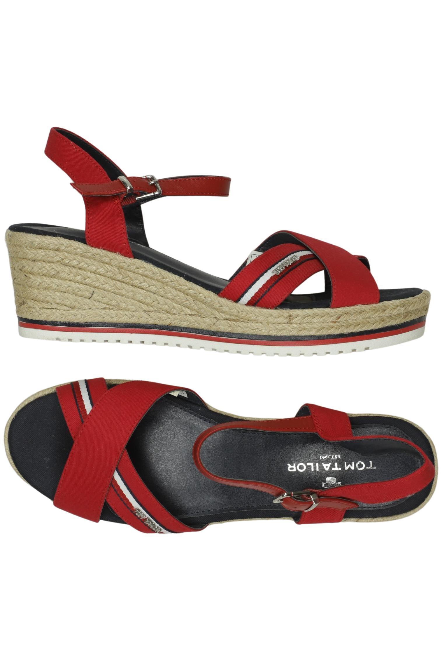 

Tom Tailor Damen Sandale, rot, Gr. 40