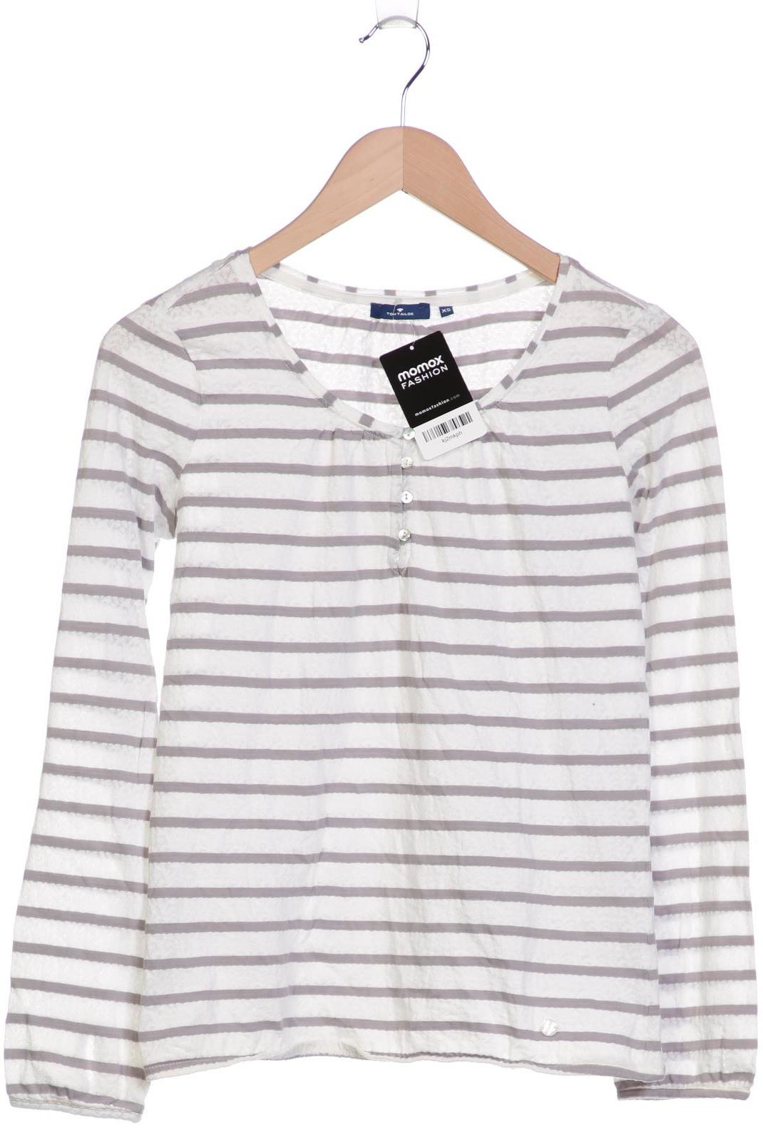 

Tom Tailor Damen Langarmshirt, grau, Gr. 34