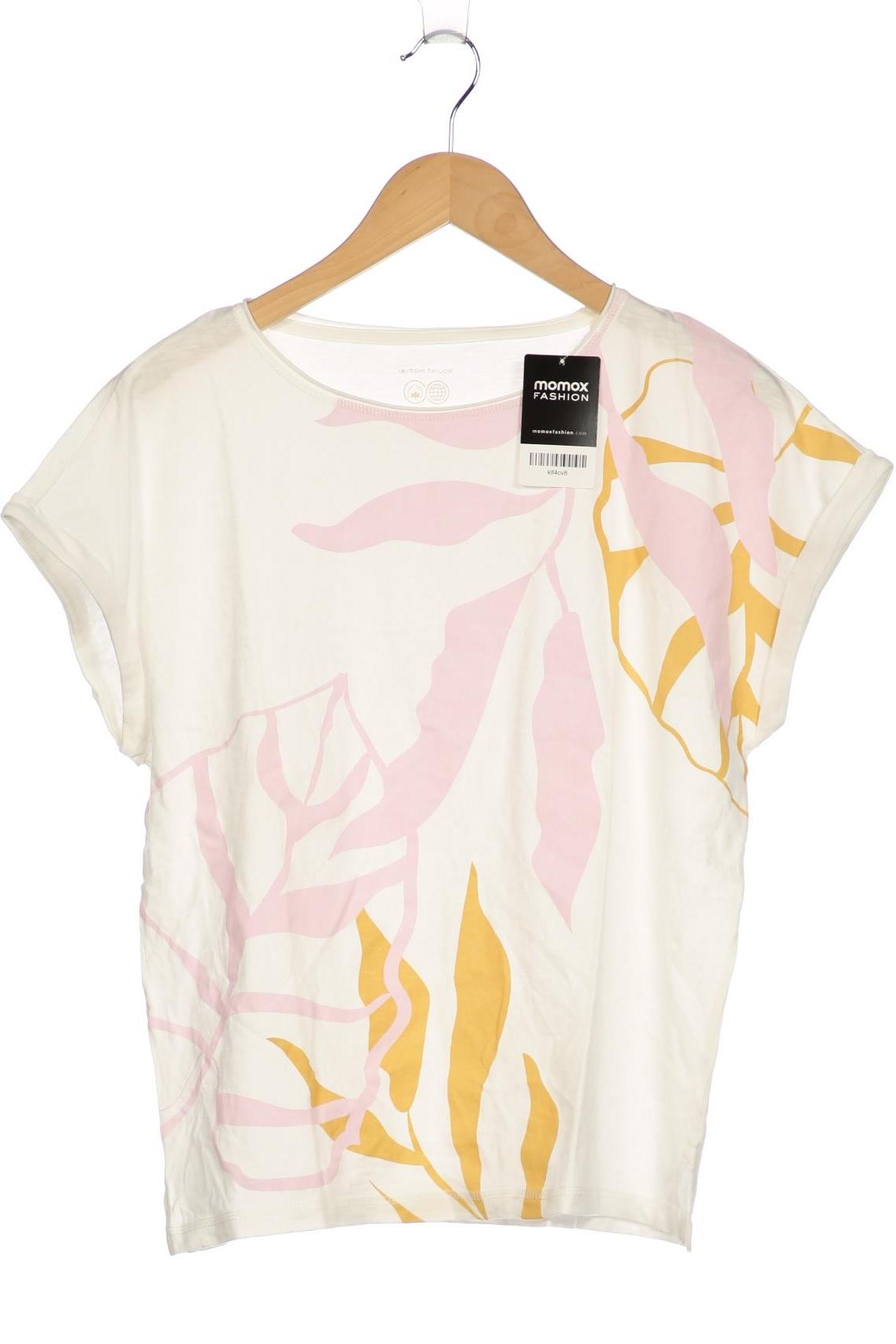 

Tom Tailor Damen T-Shirt, weiß, Gr. 42