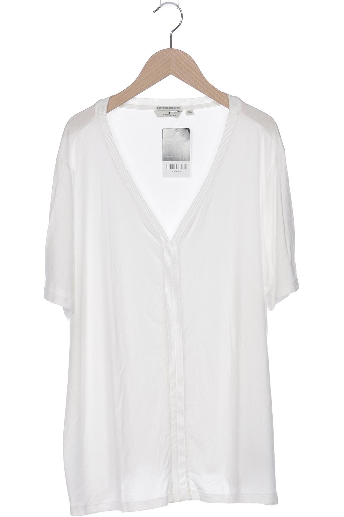 

Tom Tailor Damen T-Shirt, weiß, Gr. 48