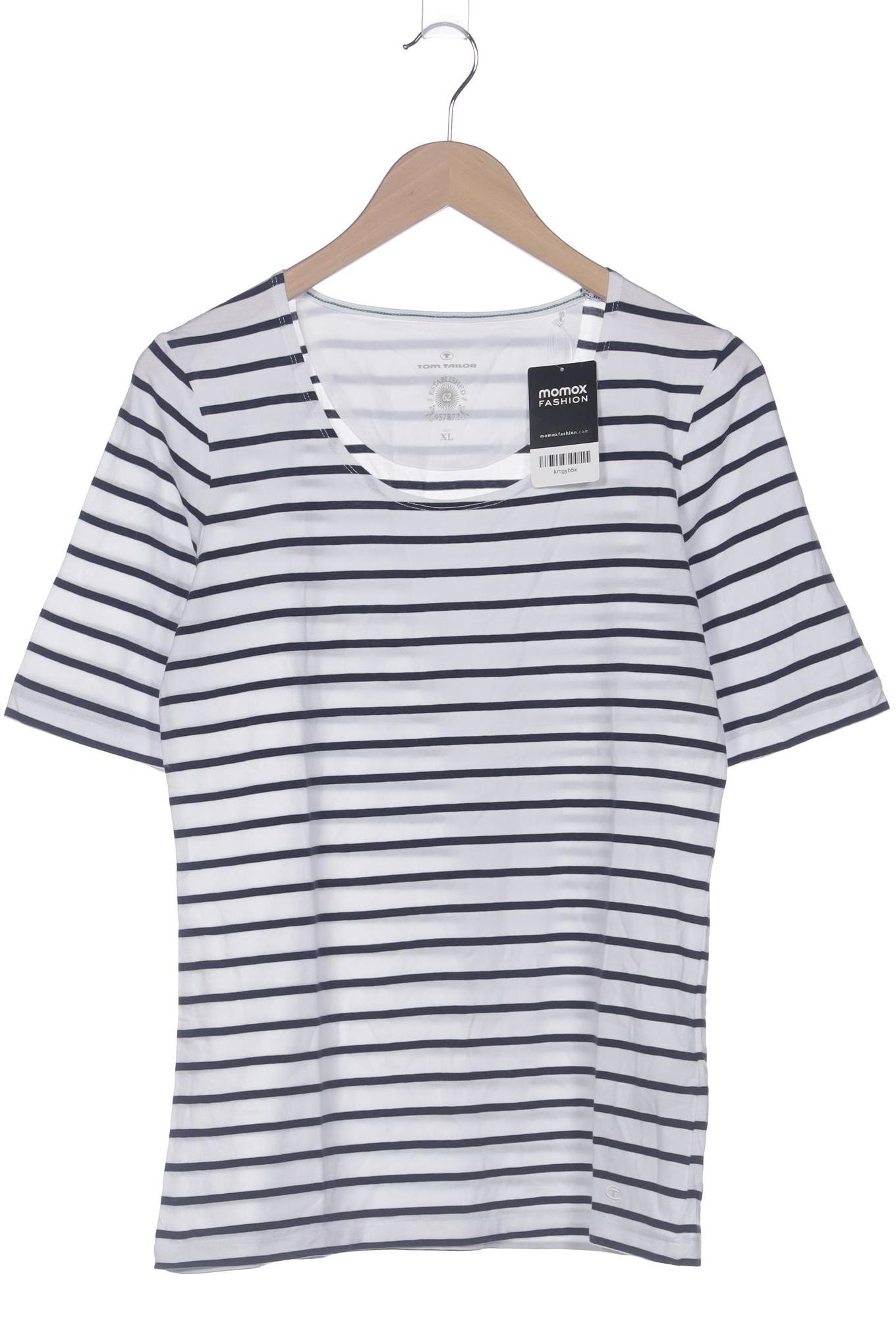 

Tom Tailor Damen T-Shirt, weiß, Gr. 44