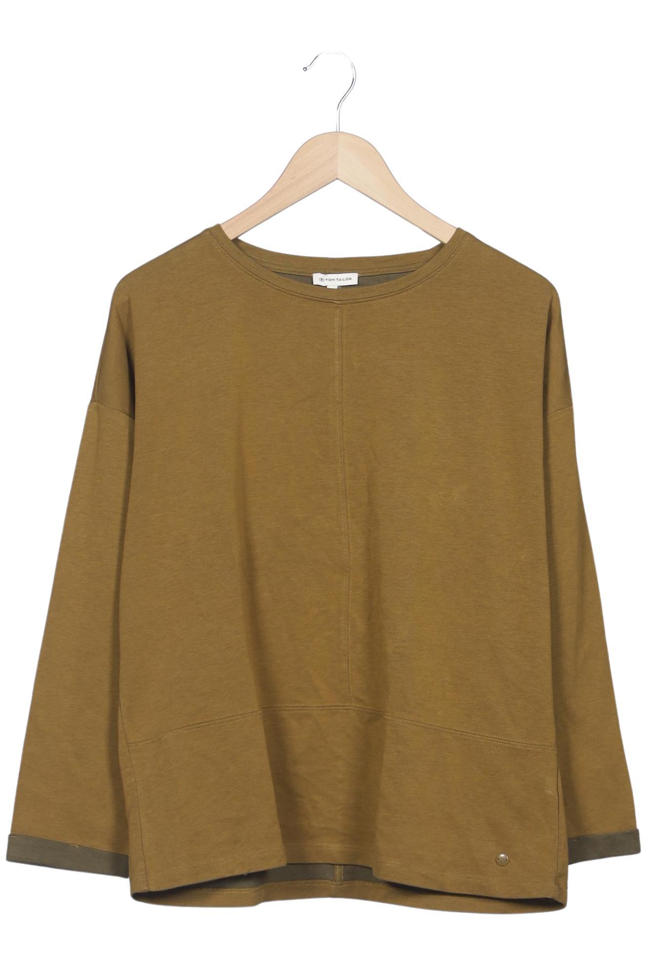 

Tom Tailor Damen Langarmshirt, grün, Gr. 44