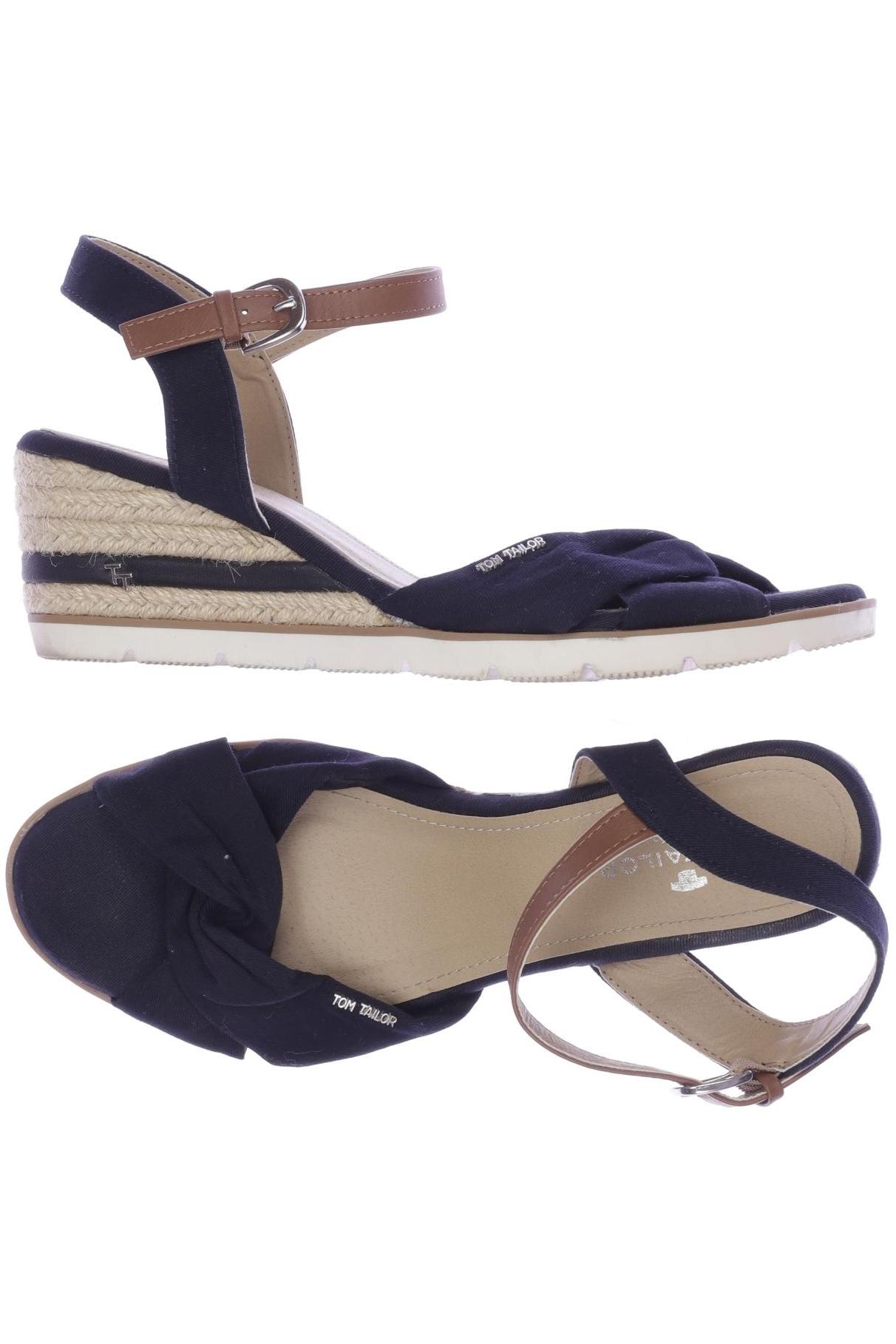 

Tom Tailor Damen Sandale, marineblau, Gr. 43