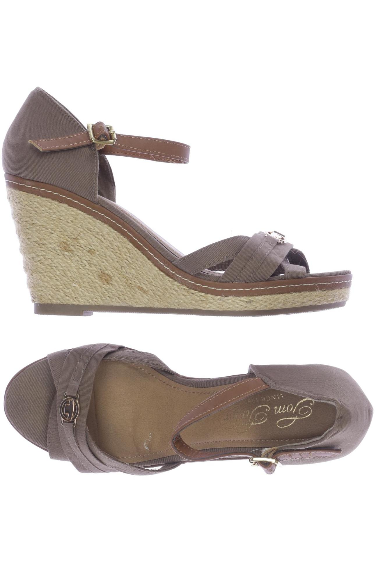 

Tom Tailor Damen Sandale, braun