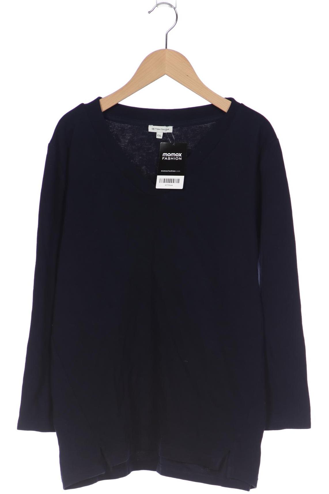 

Tom Tailor Damen Langarmshirt, marineblau