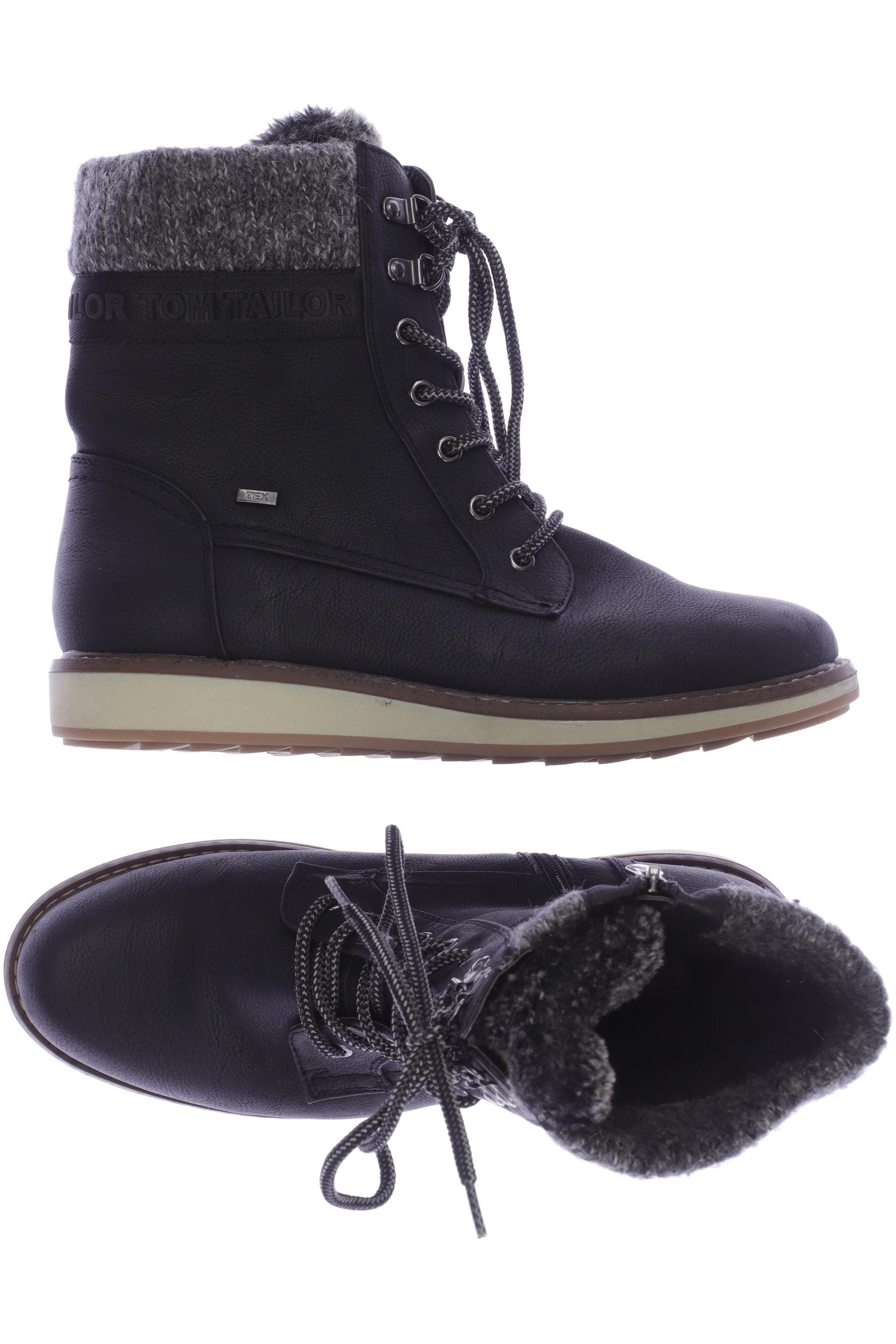

Tom Tailor Damen Stiefelette, schwarz
