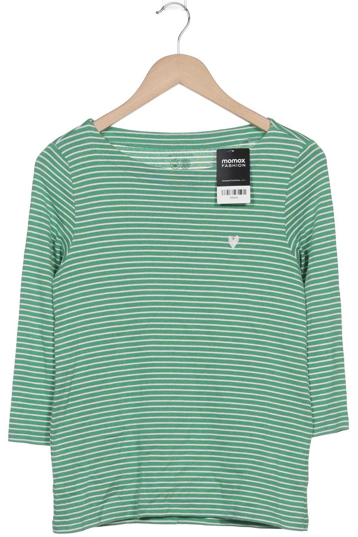 

Tom Tailor Damen Langarmshirt, grün, Gr. 38
