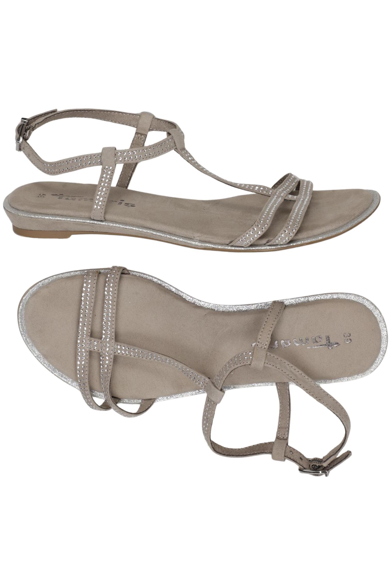 

Tom Tailor Damen Sandale, grau, Gr. 39