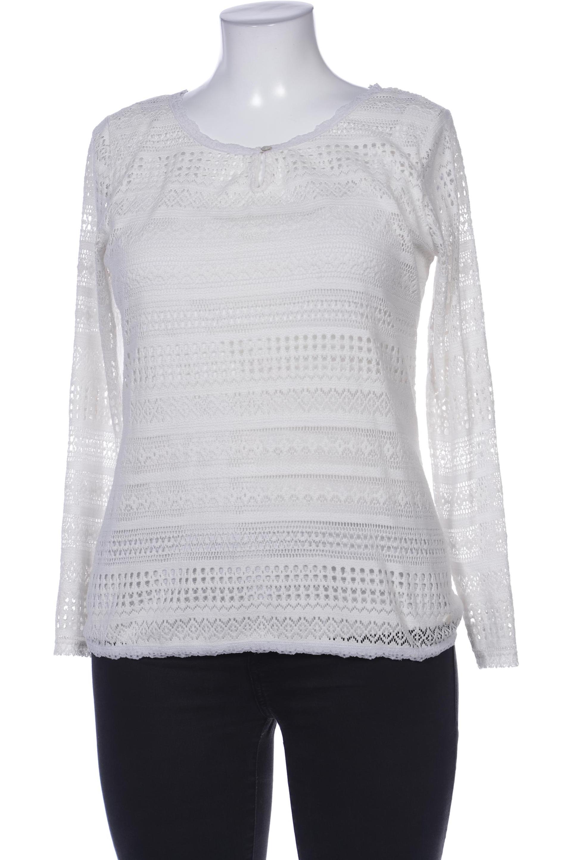 

Tom Tailor Damen Langarmshirt, weiß, Gr. 42