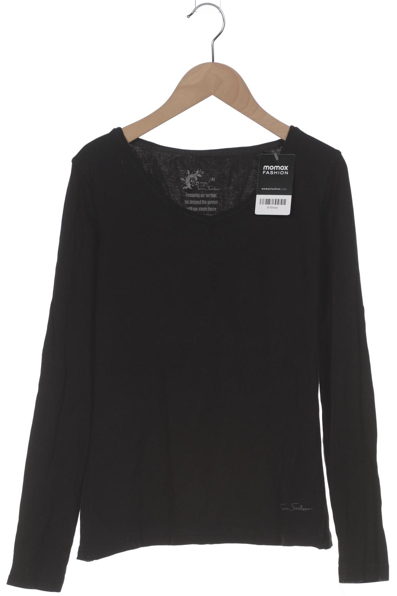 

Tom Tailor Damen Langarmshirt, schwarz, Gr. 38
