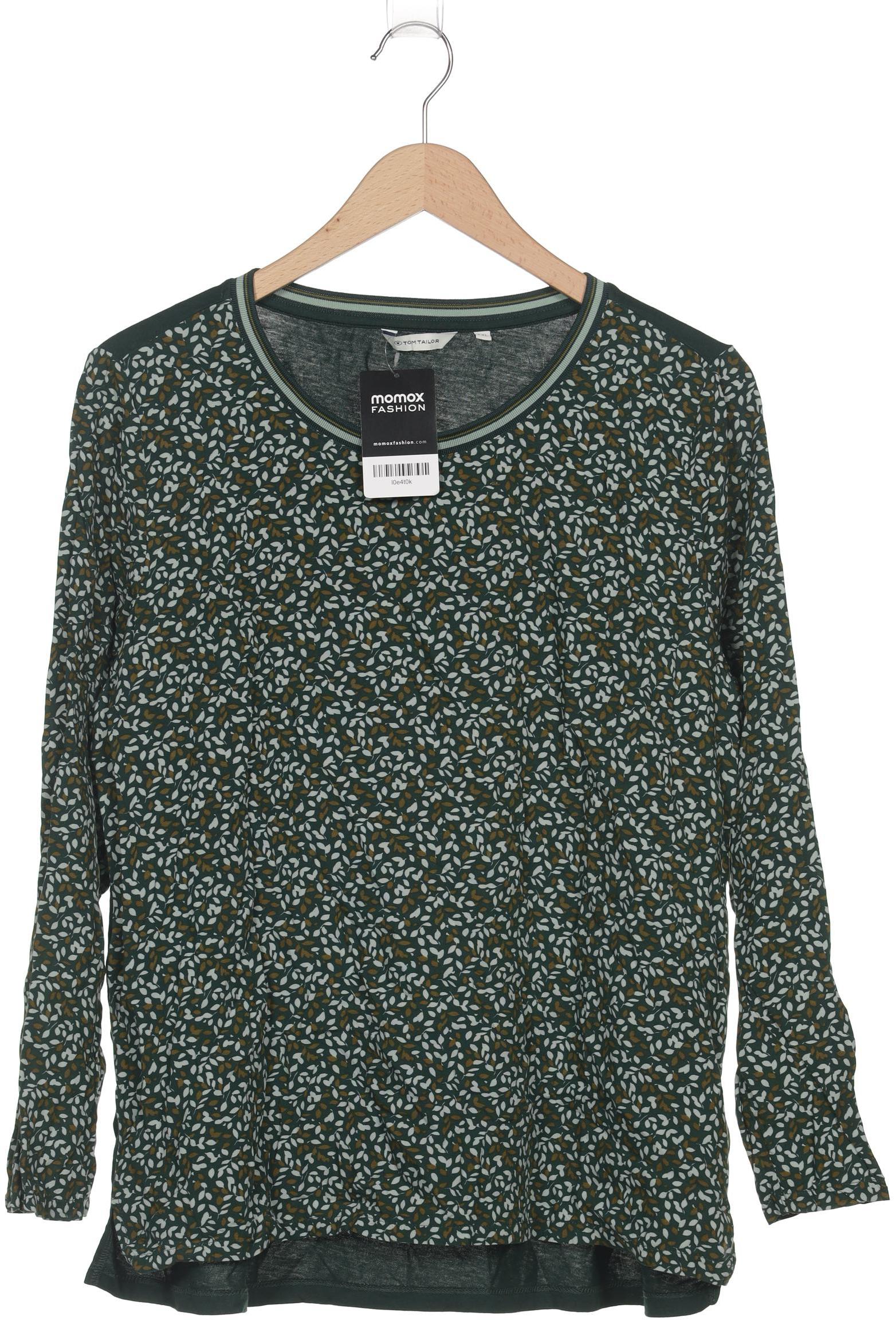 

Tom Tailor Damen Langarmshirt, grün, Gr. 46