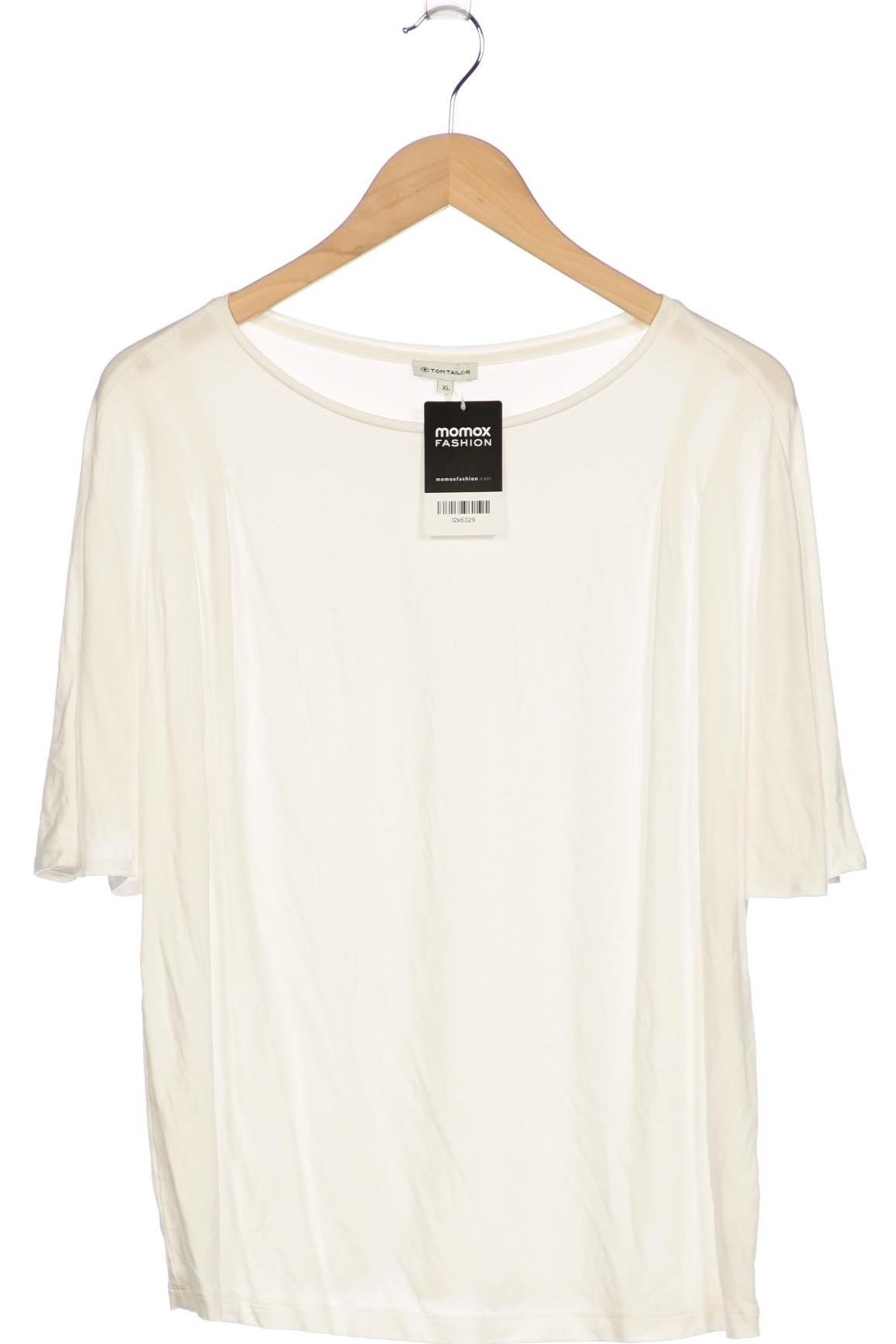 

Tom Tailor Damen T-Shirt, weiß, Gr. 44