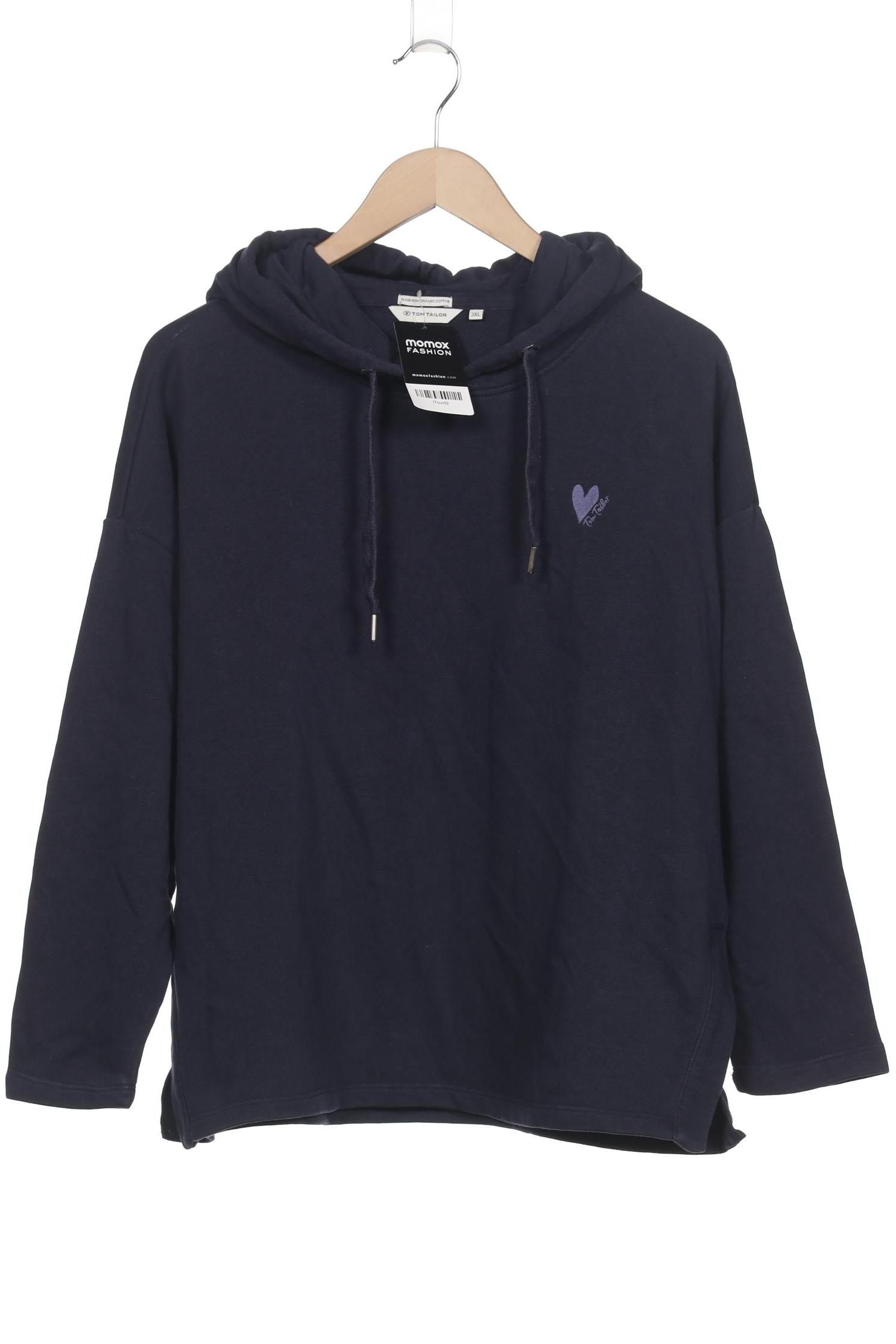 

Tom Tailor Damen Kapuzenpullover, marineblau, Gr. 48