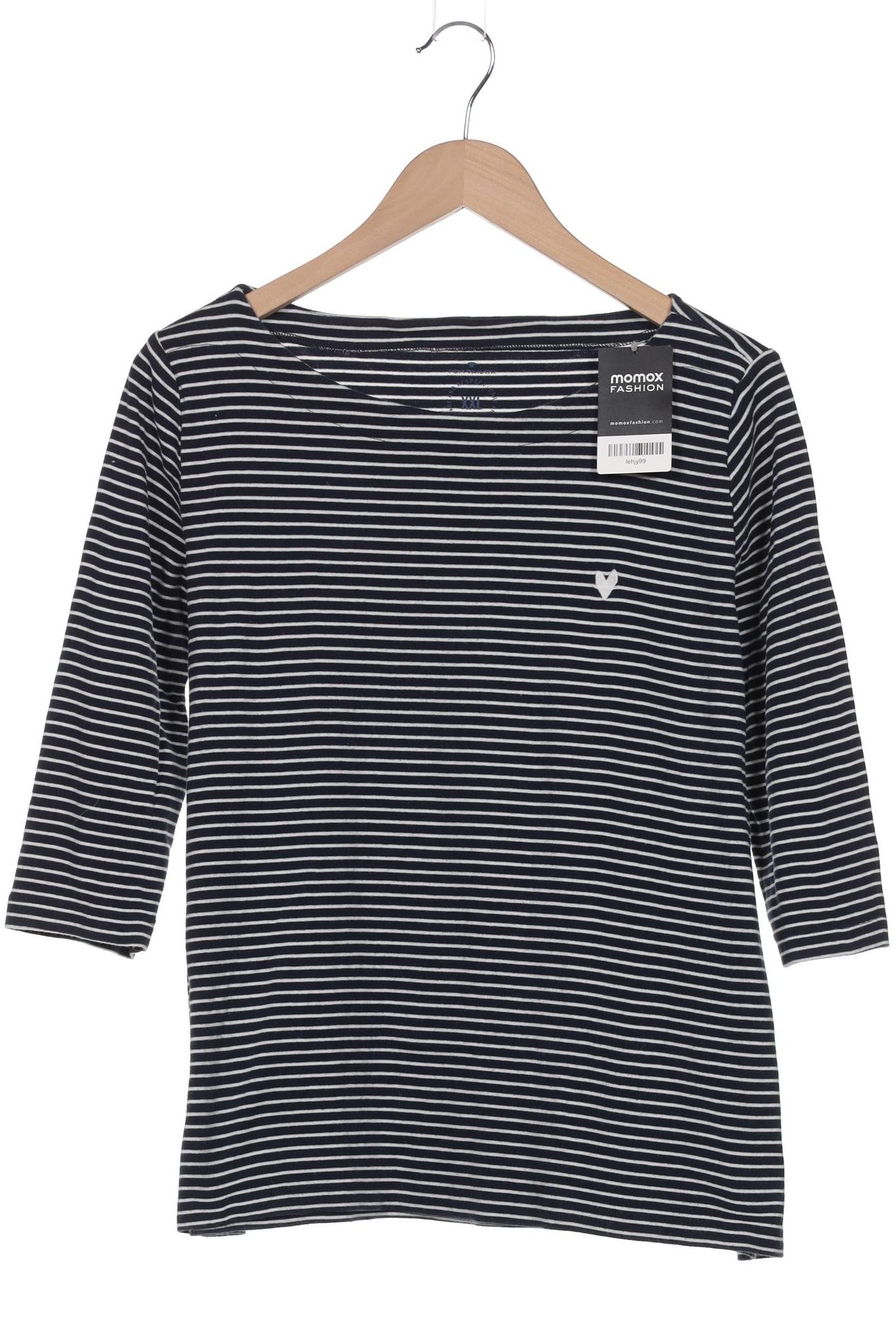 Thumbnail - Tom Tailor Damen Langarmshirt, marineblau, Gr. 46