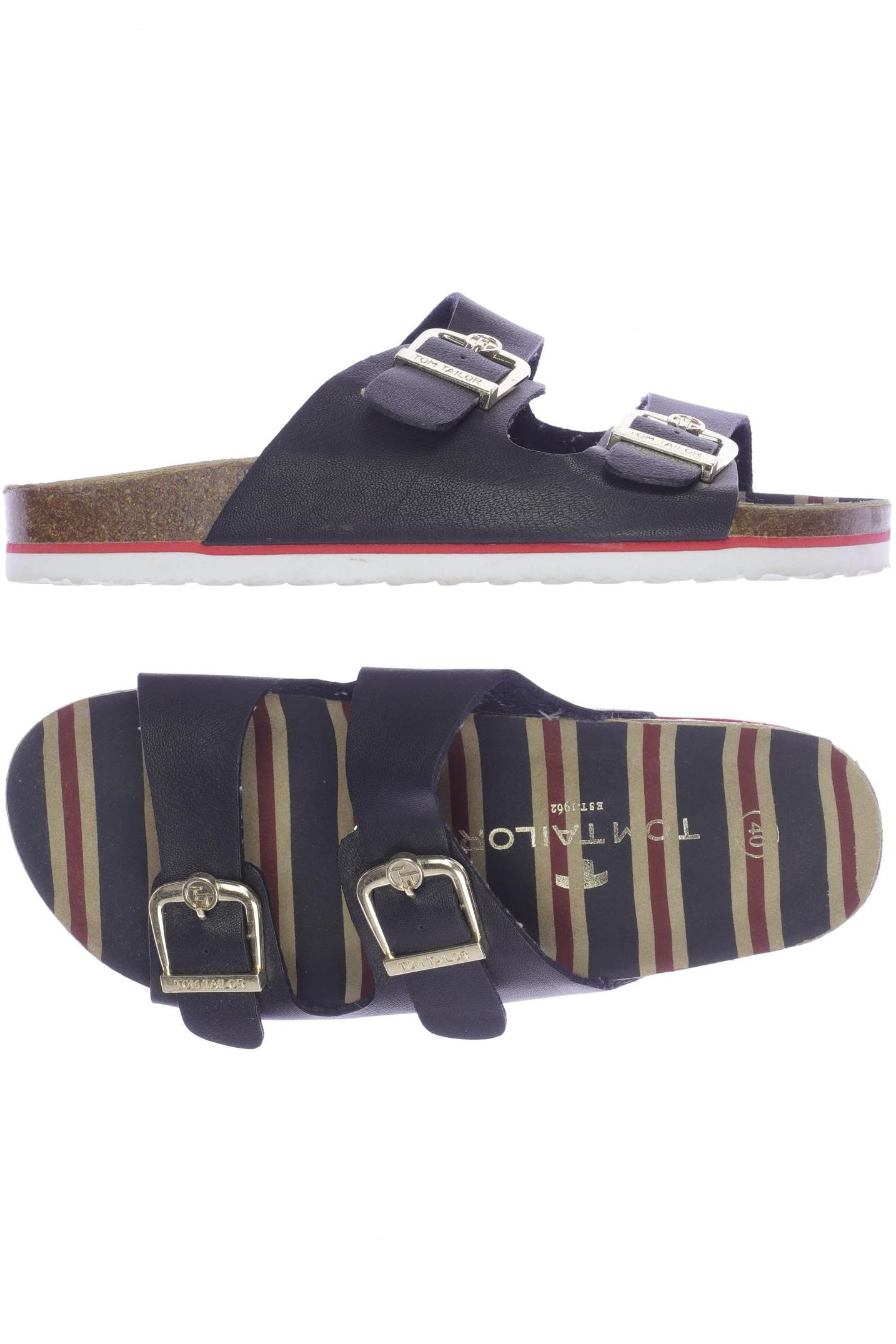 

Tom Tailor Damen Sandale, marineblau, Gr. 40