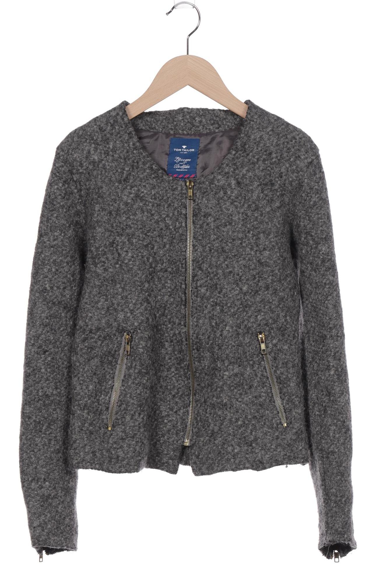 

Tom Tailor Damen Strickjacke, grau