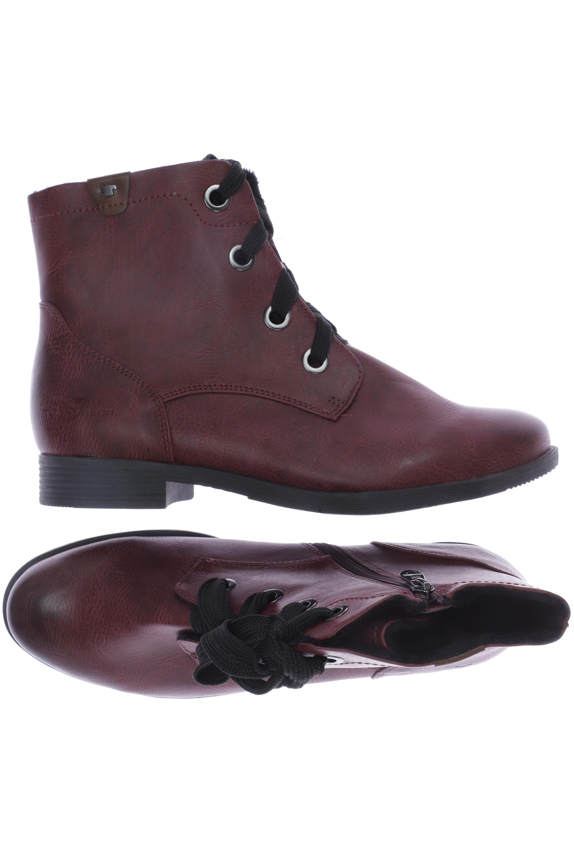 

Tom Tailor Damen Stiefelette, bordeaux, Gr. 43