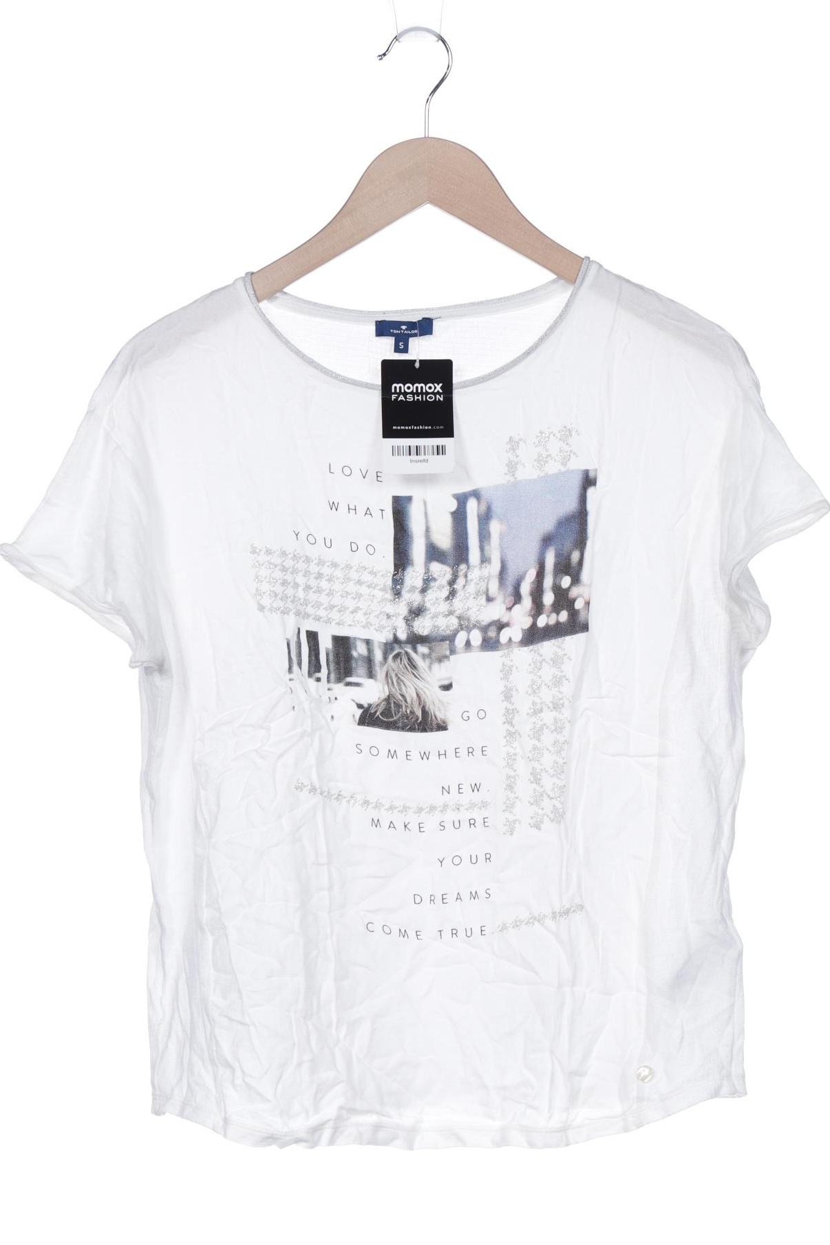 Thumbnail - Tom Tailor Damen T-Shirt, weiß, Gr. 36