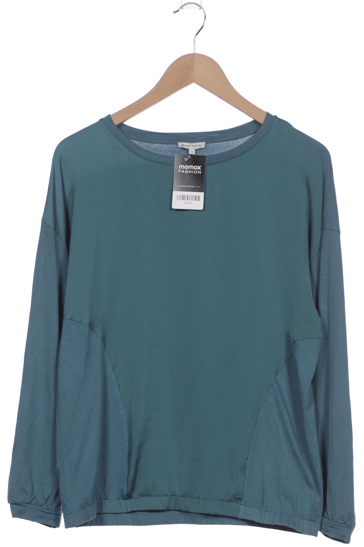 

Tom Tailor Damen Langarmshirt, türkis, Gr. 38
