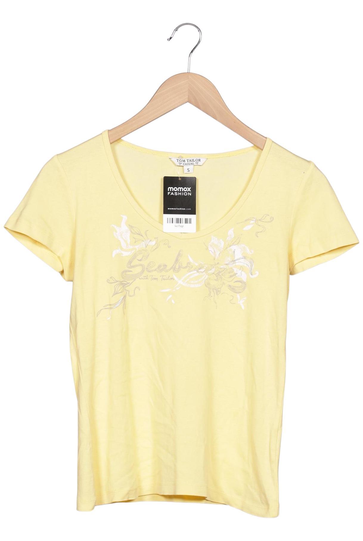 

Tom Tailor Damen T-Shirt, gelb, Gr. 36
