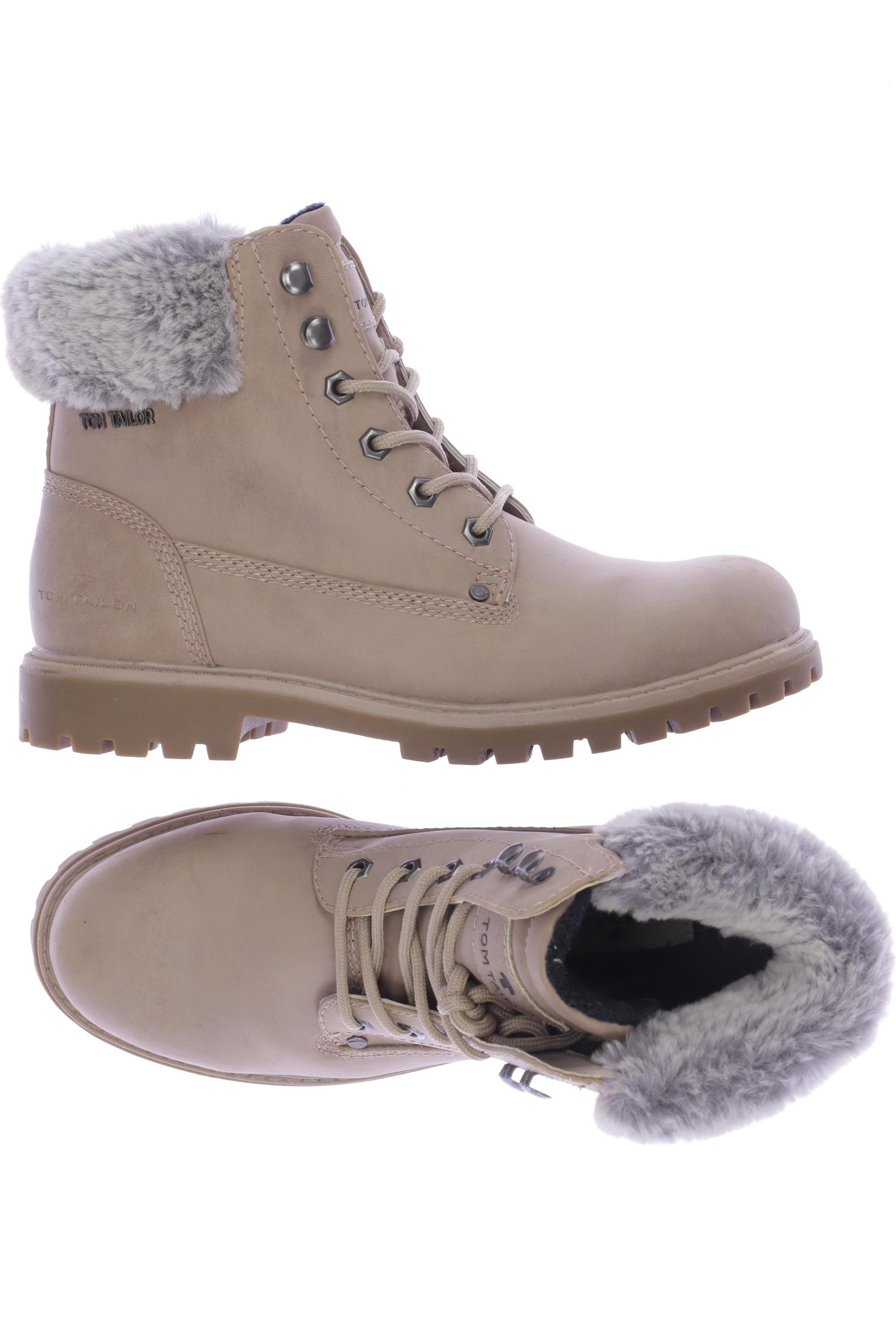 

Tom Tailor Damen Stiefelette, beige