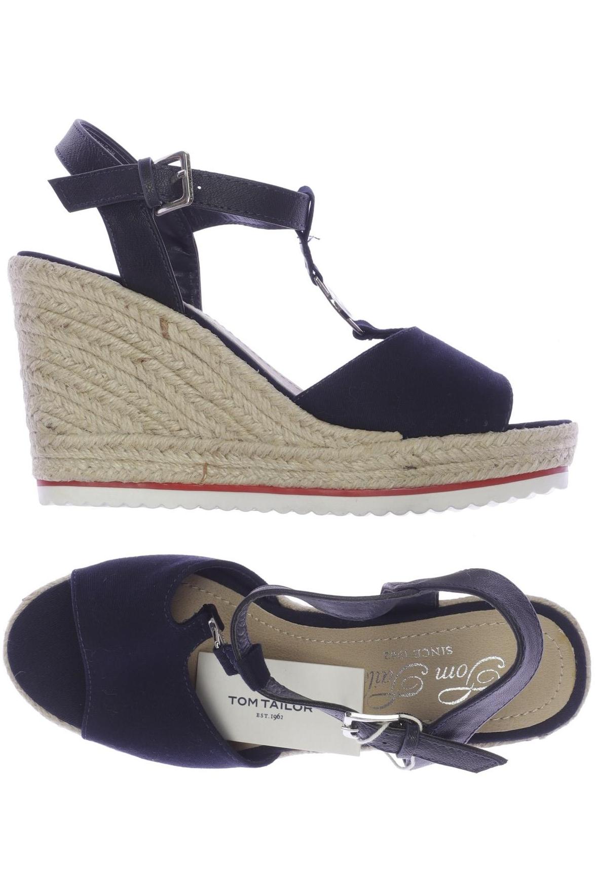 

Tom Tailor Damen Sandale, marineblau, Gr. 39