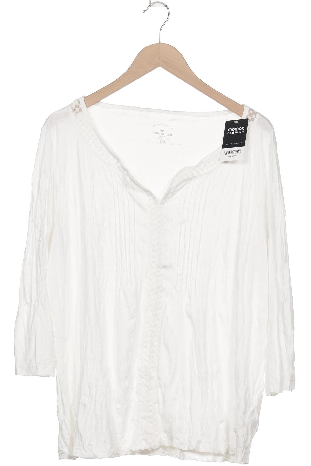 

Tom Tailor Damen Langarmshirt, weiß, Gr. 46