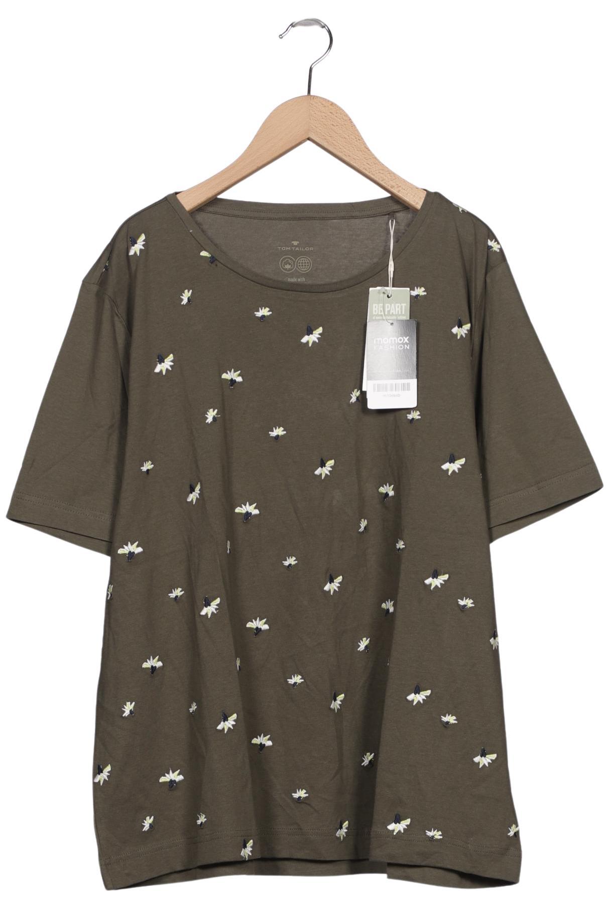 

Tom Tailor Damen T-Shirt, grün, Gr. 48